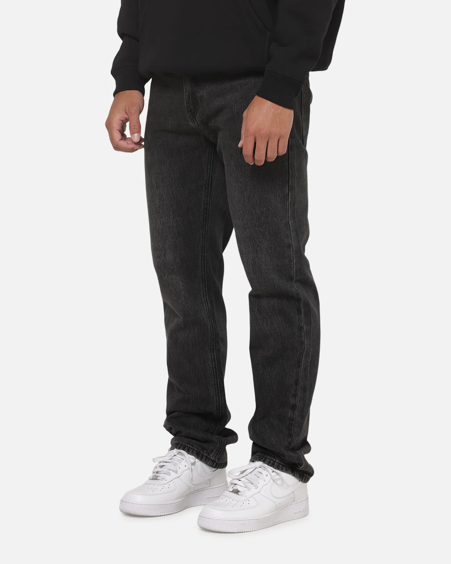 Saint Morta Verra Distressed Jeans Black Smoke Vintage - Image 6