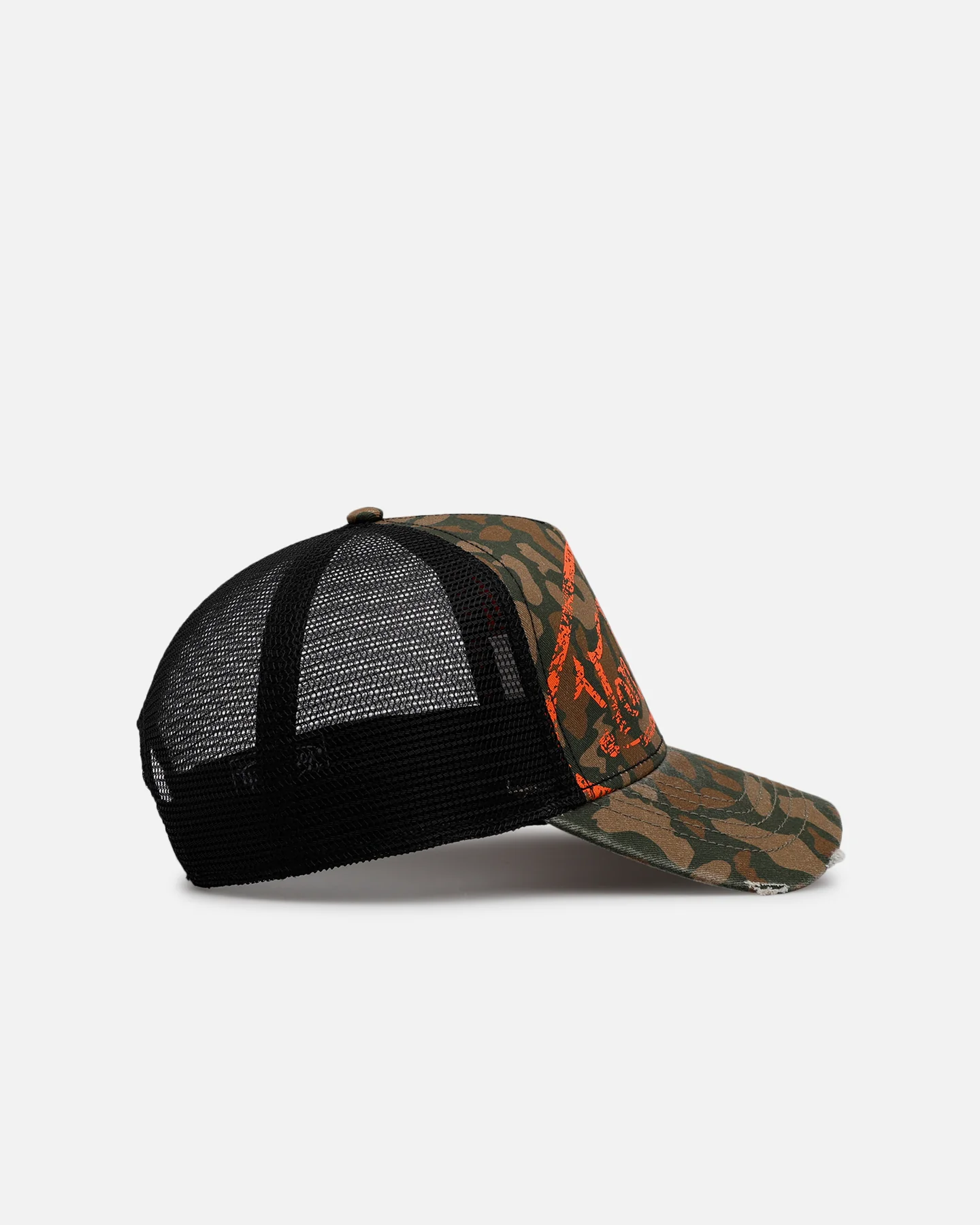 Von Dutch Oval Logo Trucker Snapback Camo - Image 3