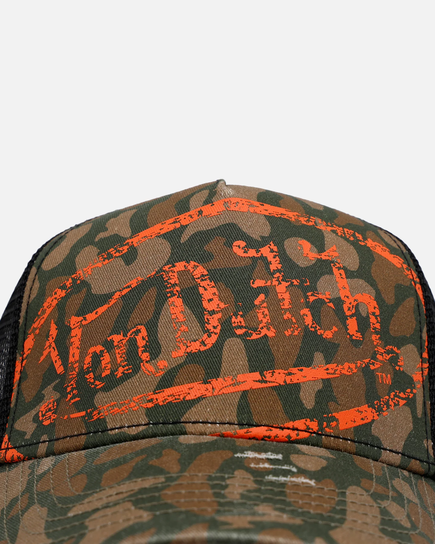 Von Dutch Oval Logo Trucker Snapback Camo - Image 5