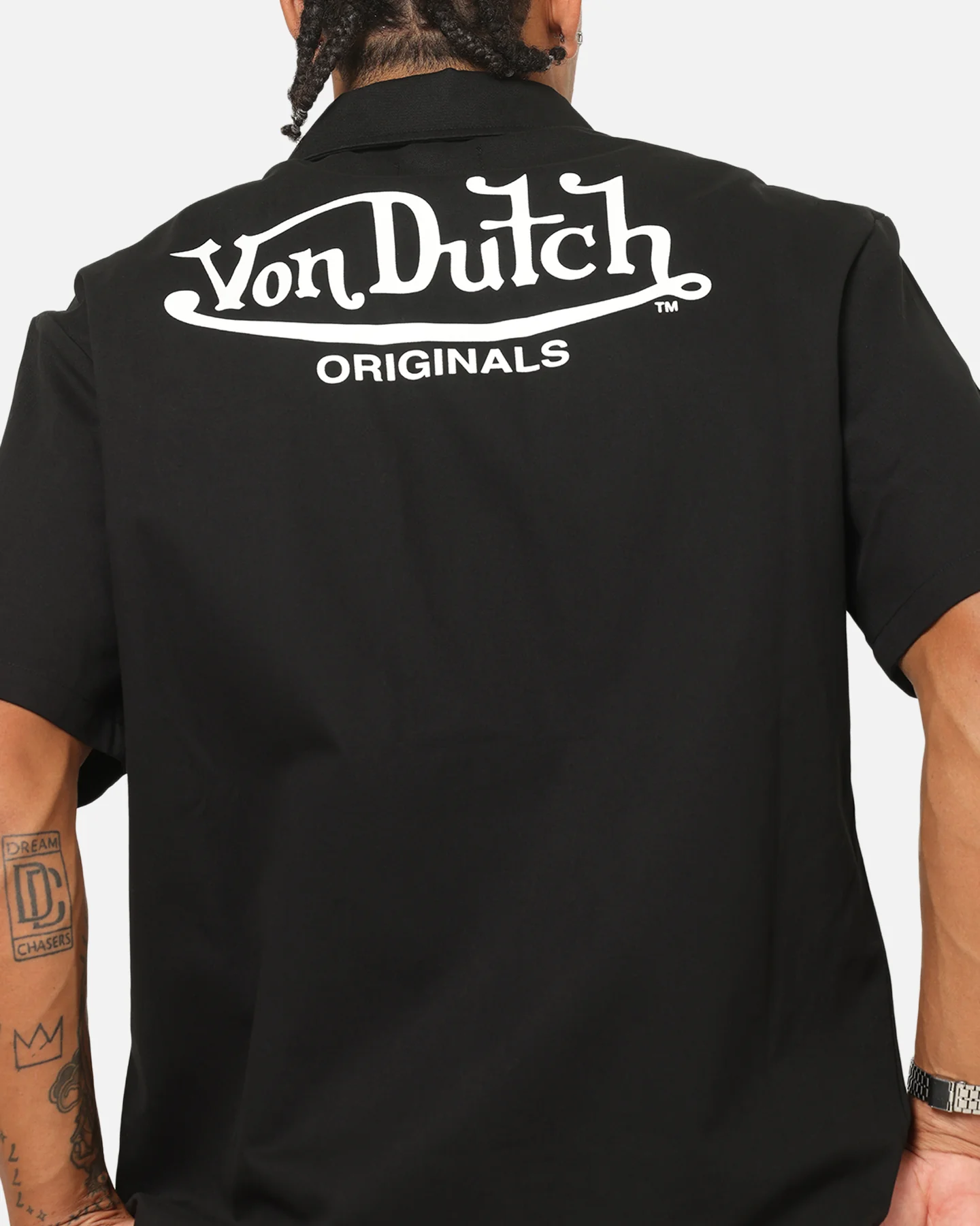 Von Dutch Button Up Shirt Black - Image 7