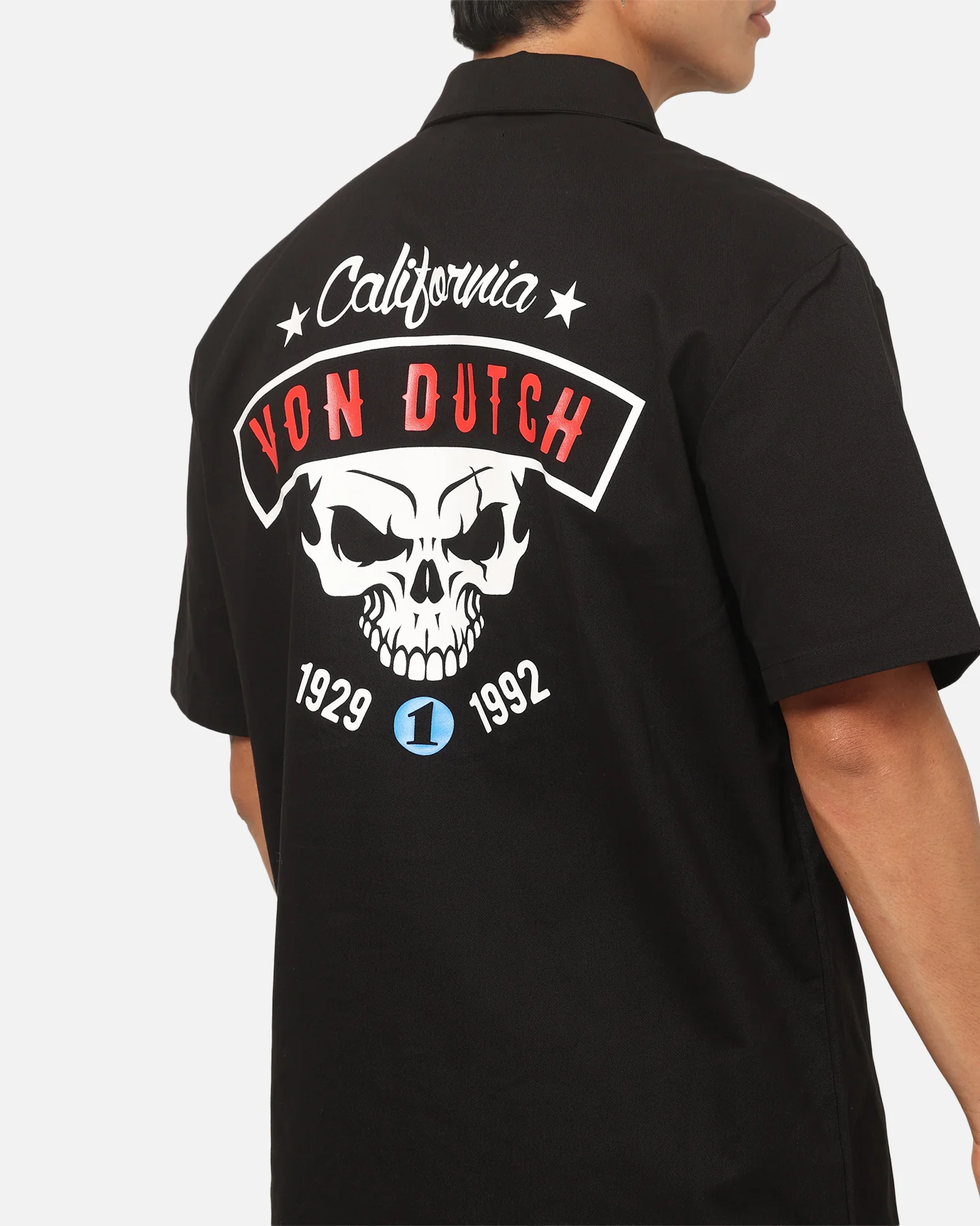 Von Dutch California Button Up Shirt Black - Image 7
