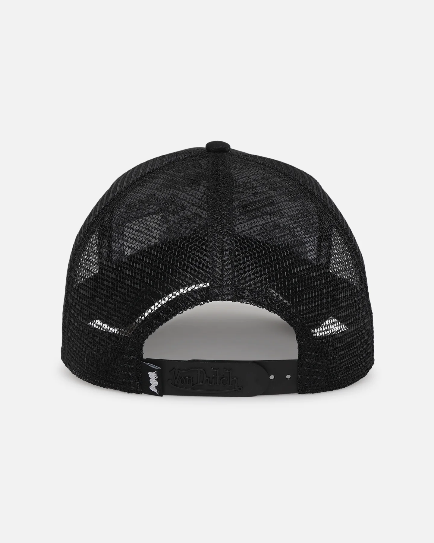 Von Dutch Classic Triple Black Trucker Snapback Black - Image 2