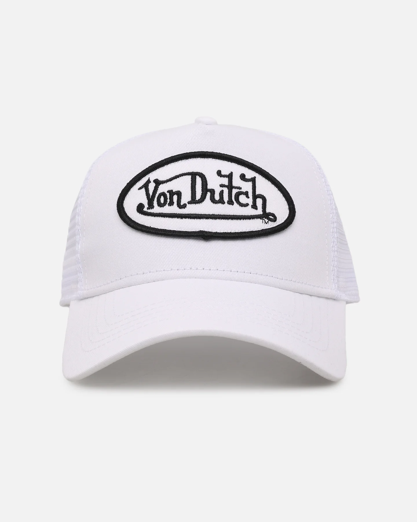 Von Dutch Classic Trucker Snapback White