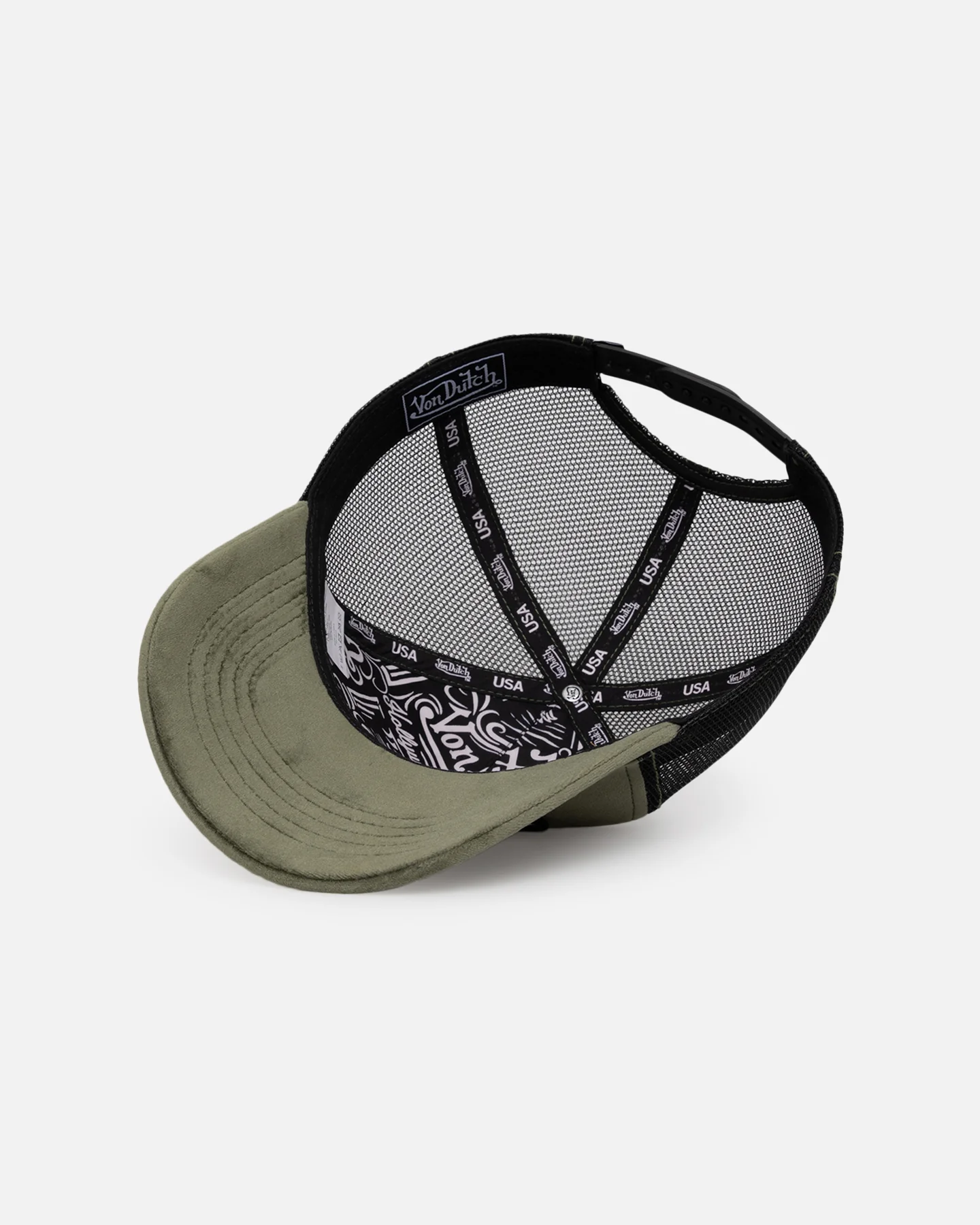 Von Dutch Dark Green Trucker Snapback Dark Green - Image 6