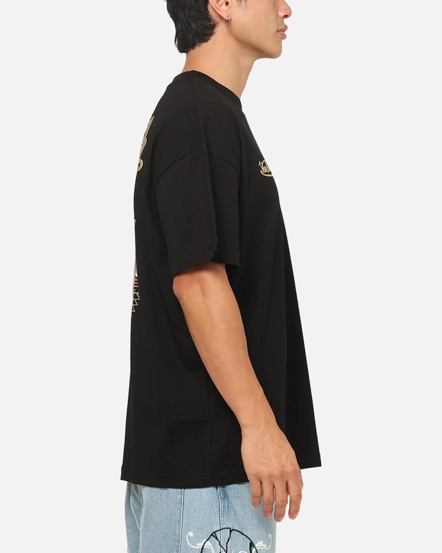Von Dutch Flower Eye T-Shirt Black - Image 5