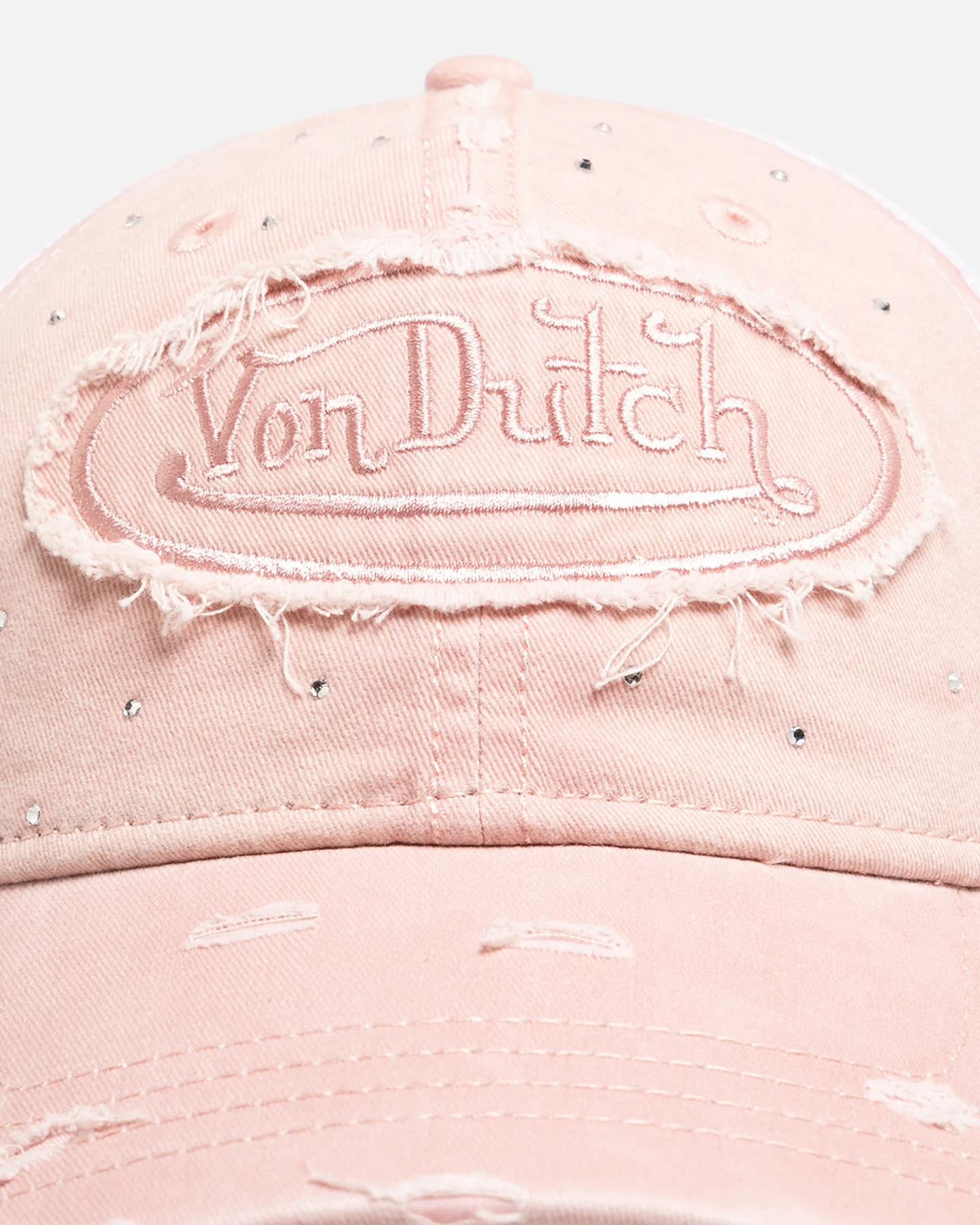 Von Dutch Glitz Trucker Strapback Pink - Image 5