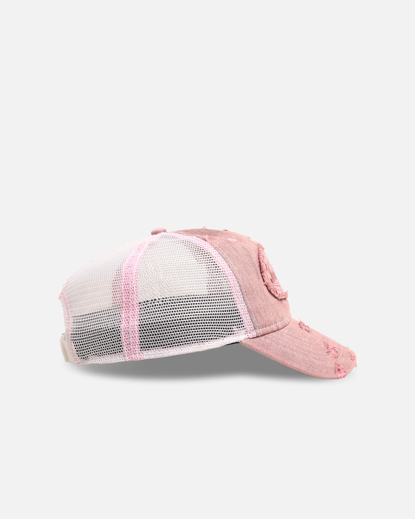 Von Dutch Overdye Wash Trucker Snapback Pink - Image 3