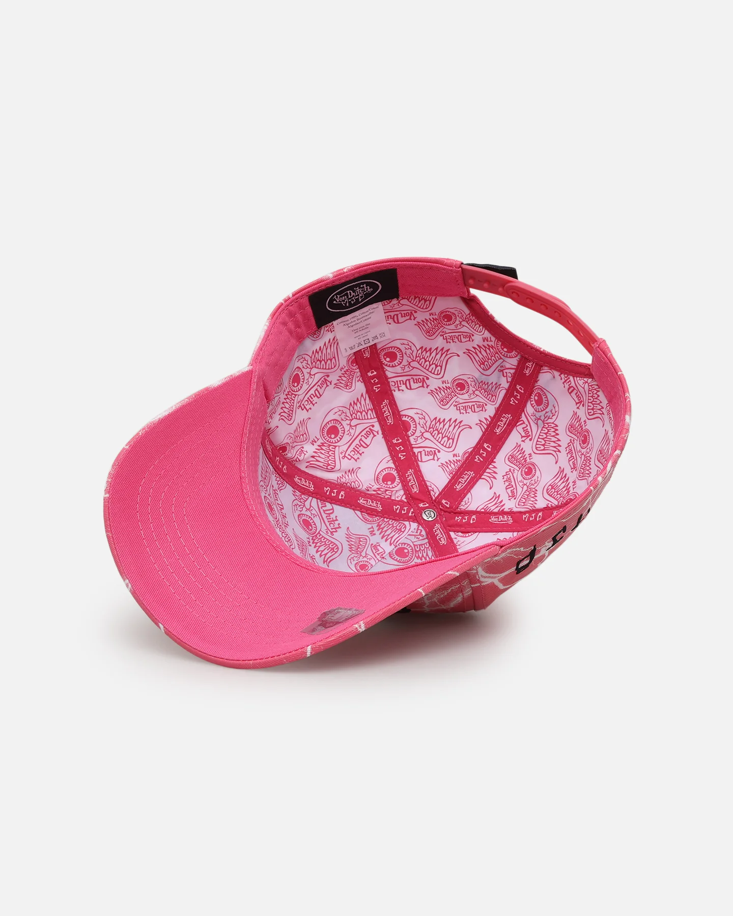 Von Dutch Pink Lightning Trucker Snapback Pink - Image 6