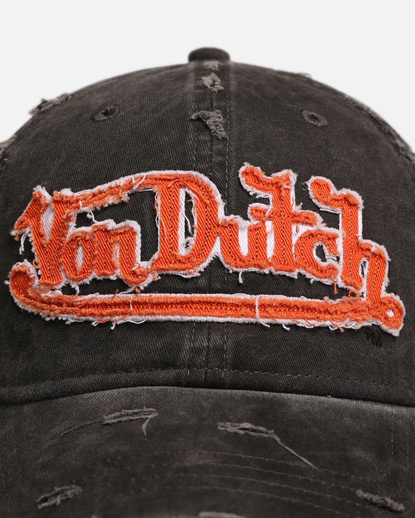 Von Dutch Von Dutch Dad Strapback Hat Washed Black - Image 5