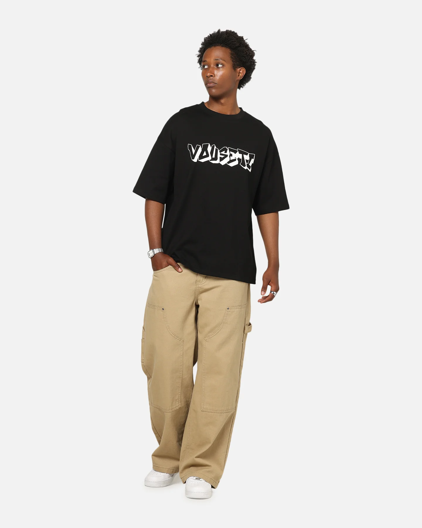 Vouseti Bubble T-Shirt Black - Image 2
