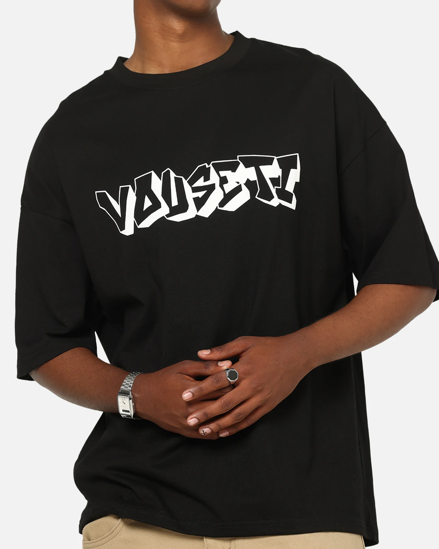 Vouseti Bubble T-Shirt Black - Image 6