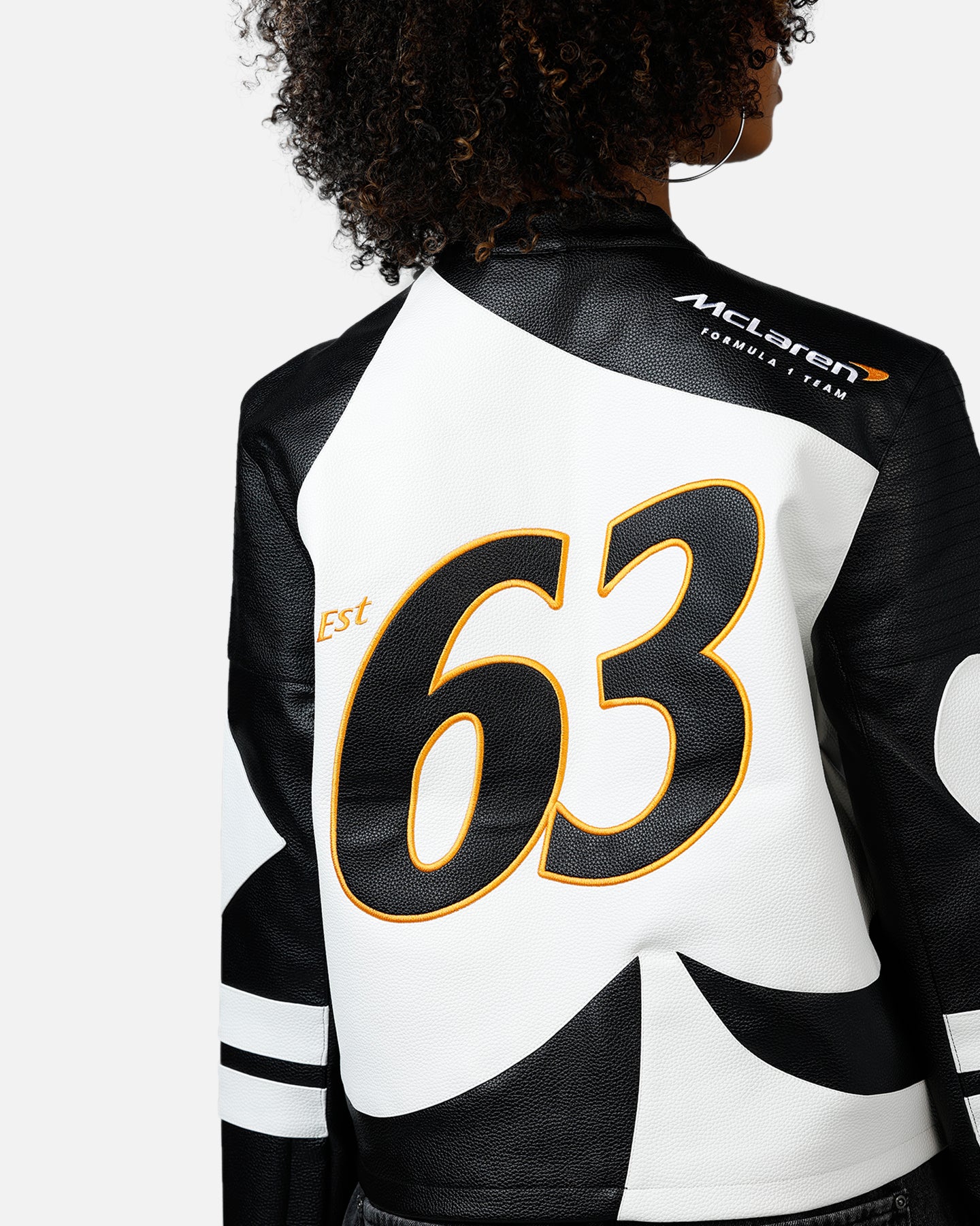 We Are The Wild Collective Women's Mclaren X Culture Kings 2025 Jacket White/Black - Image 9