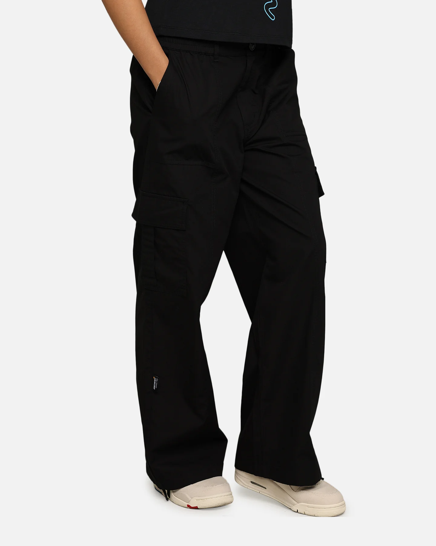 We Are The Wild Collective X McLaren Women's Cargo Pants Black - Image 5
