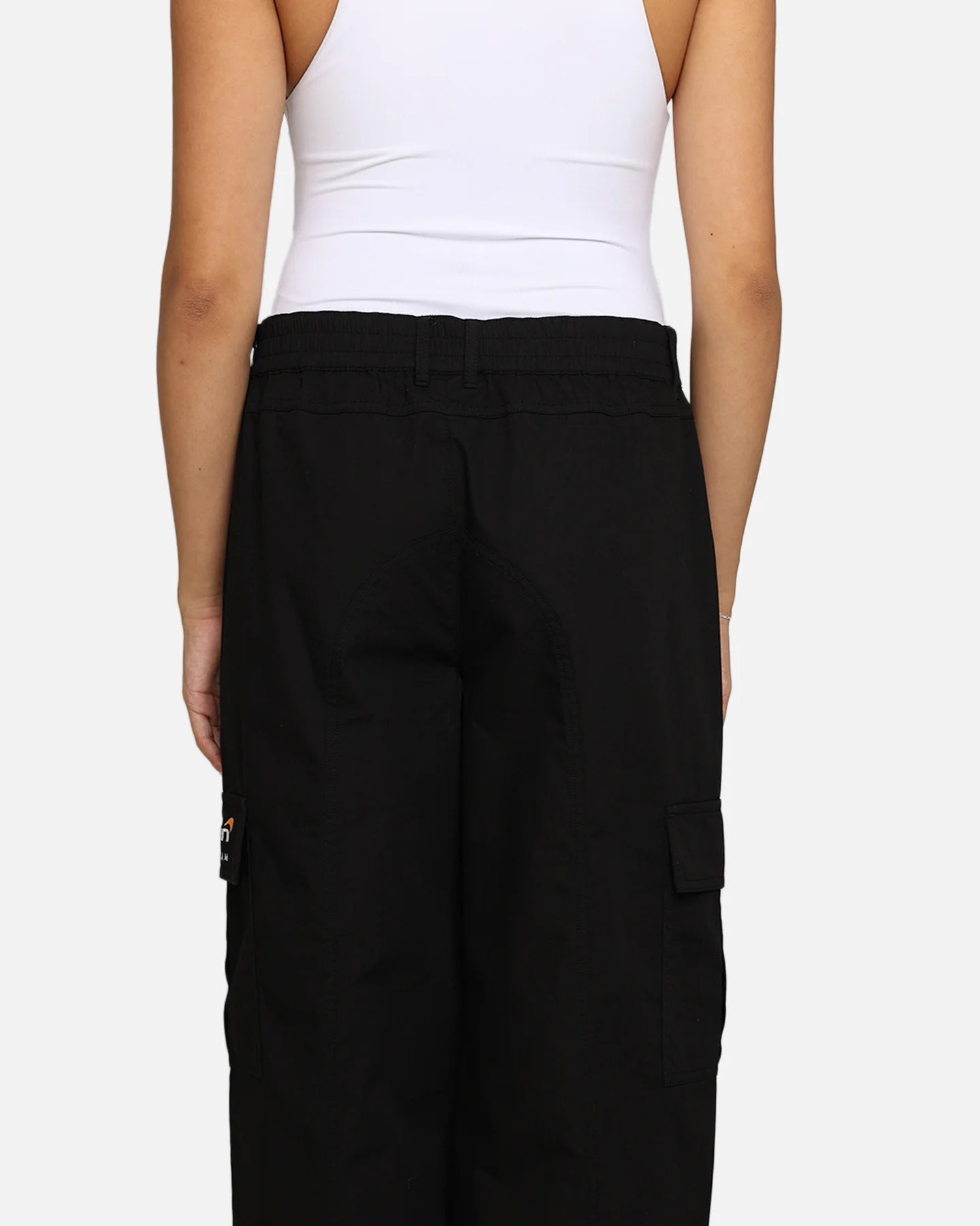 We Are The Wild Collective X McLaren Women's Cargo Pants Black - Image 8