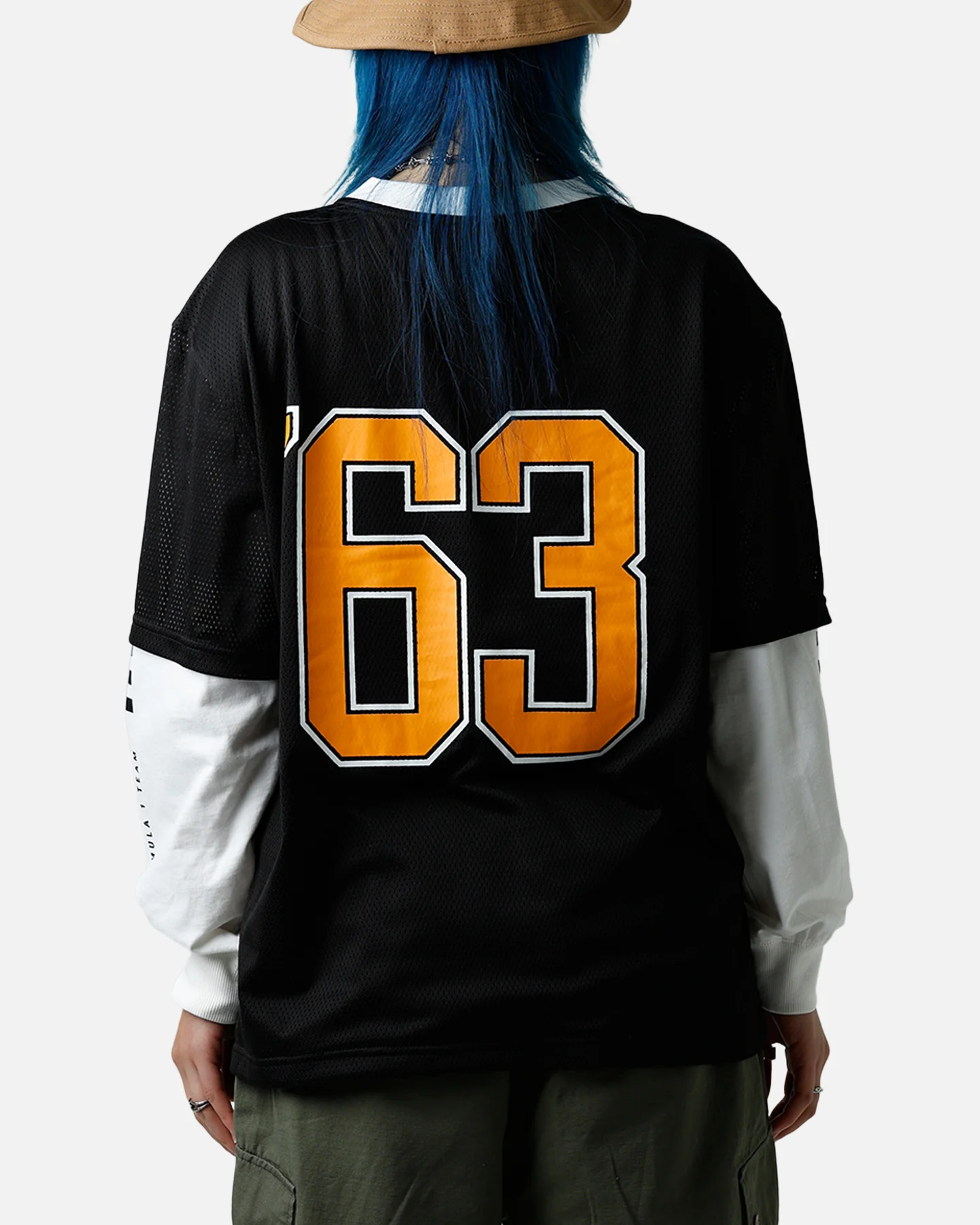 We Are The Wild Collective X Women's Mclaren 'Vegas Grad Prix 2024' Mesh Long Sleeve Jersey Black - Image 3