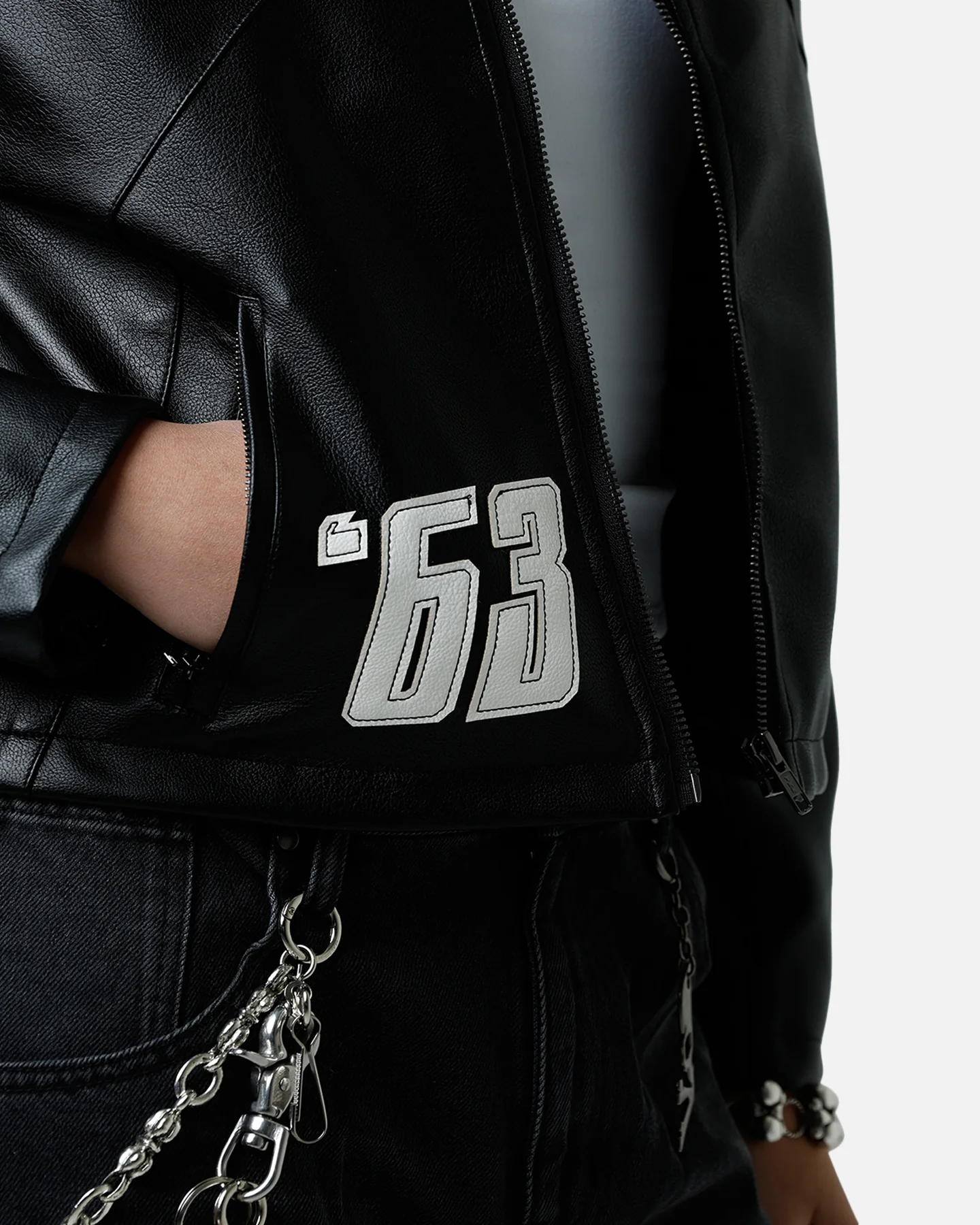We Are The Wild Collective X Women's Mclaren 'Vegas Grad Prix 2024' Crop Racing Jacket Black - Image 7