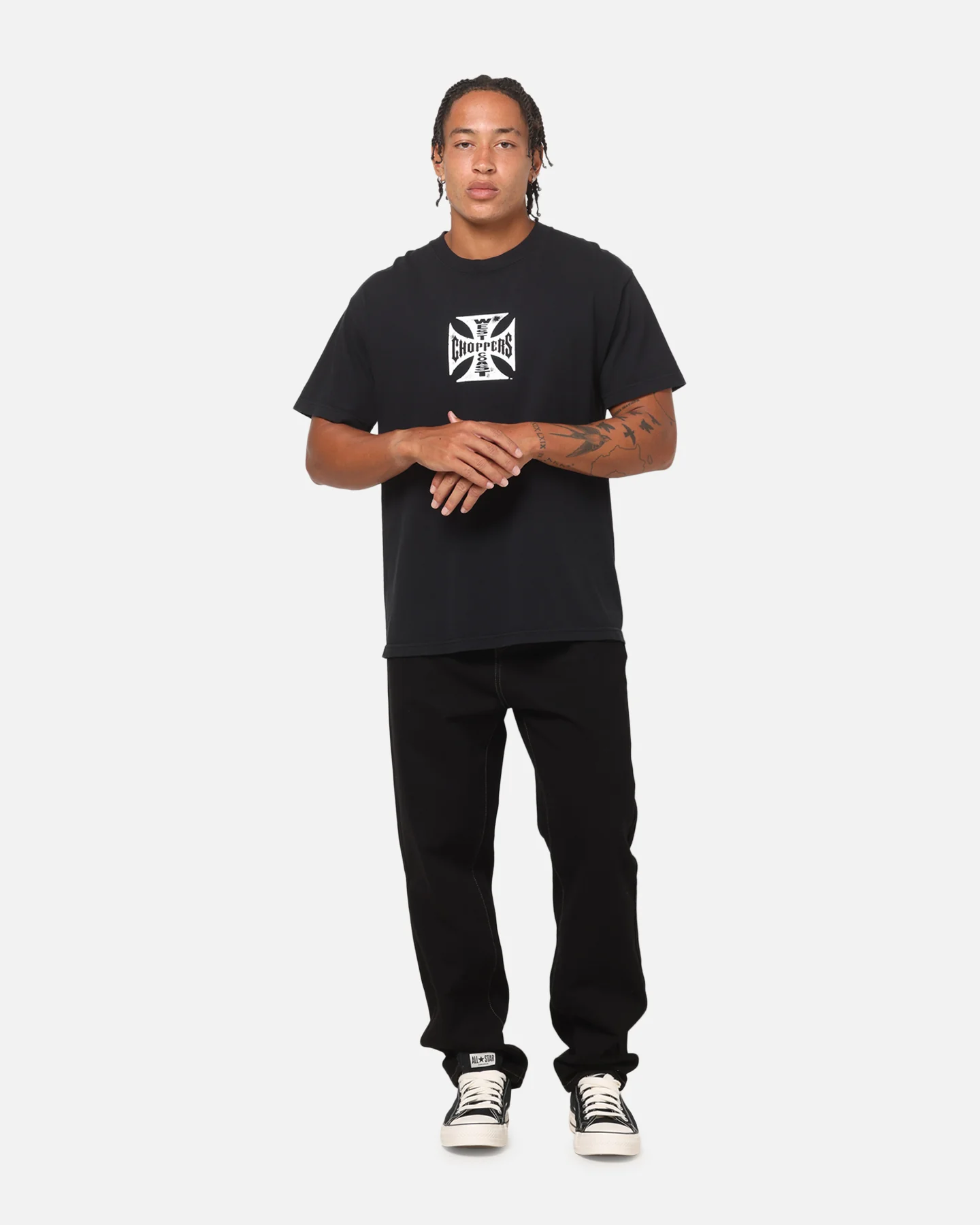 West Coast Choppers Raid T-Shirt Black Vintage - Image 4