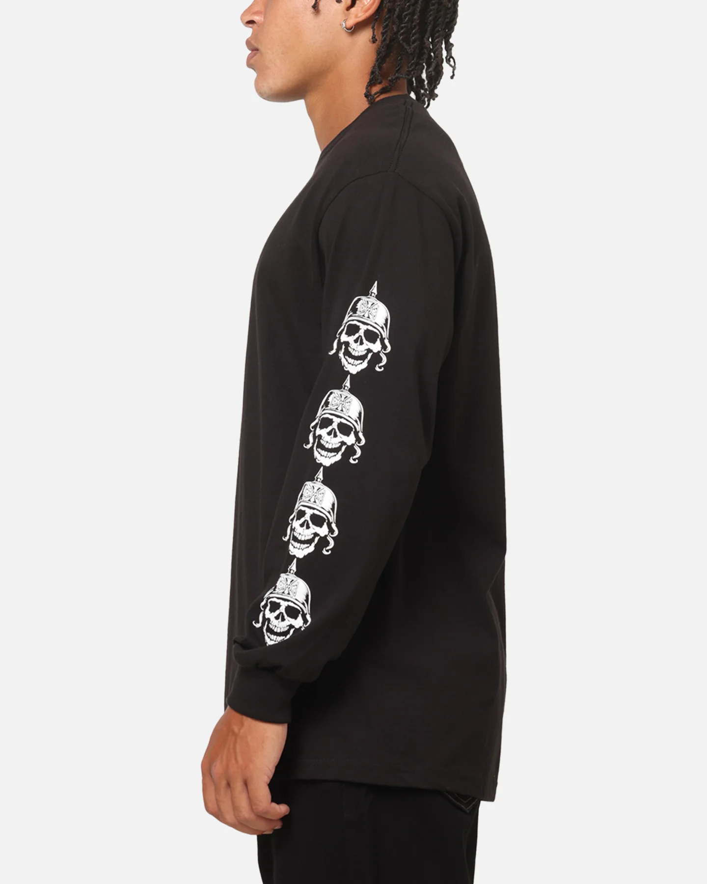 West Coast Choppers Skulls Long Sleeve T-Shirt Black - Image 5