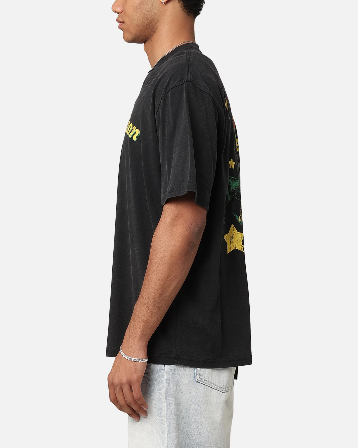 Willie Nelson Willie Nelson T-Shirt Washed Black - Image 6