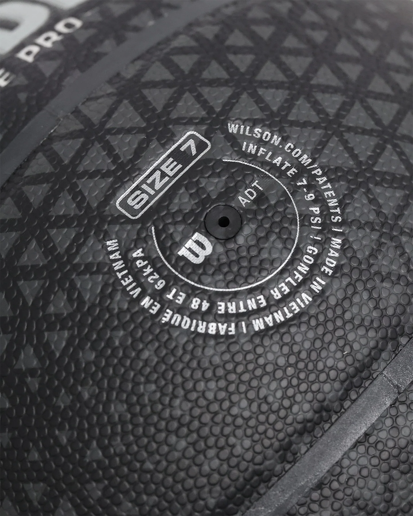 Wilson NBA Forge Pro Basketball Black - Image 6
