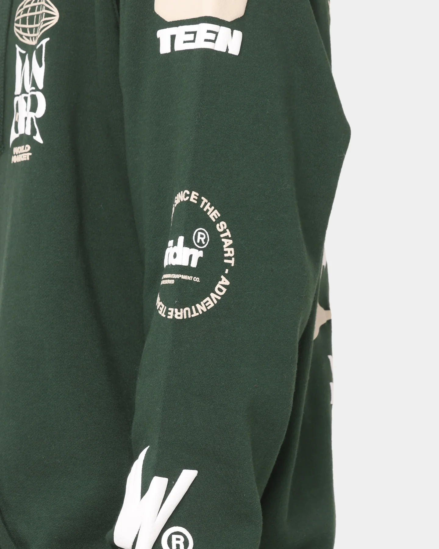 WNDRR Market Hoodie Forest Green - Image 10