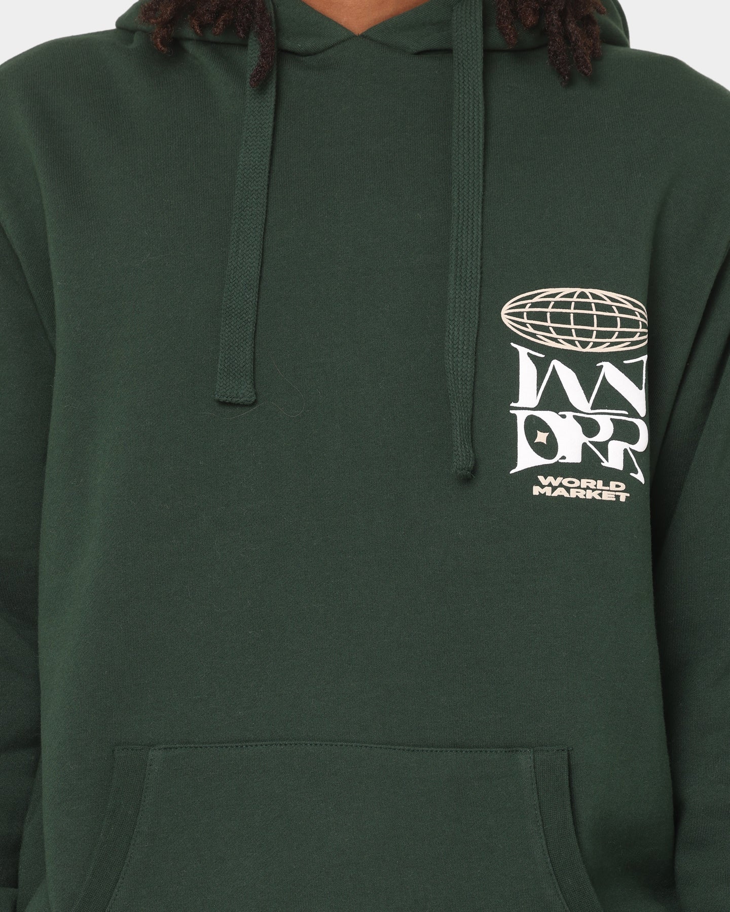 WNDRR Market Hoodie Forest Green - Image 3