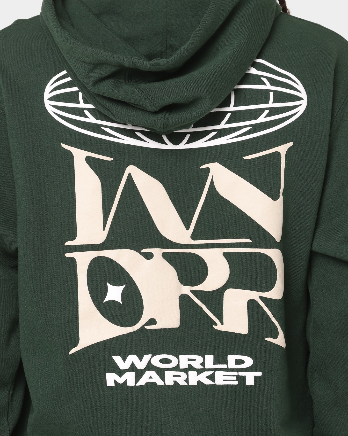 WNDRR Market Hoodie Forest Green - Image 4