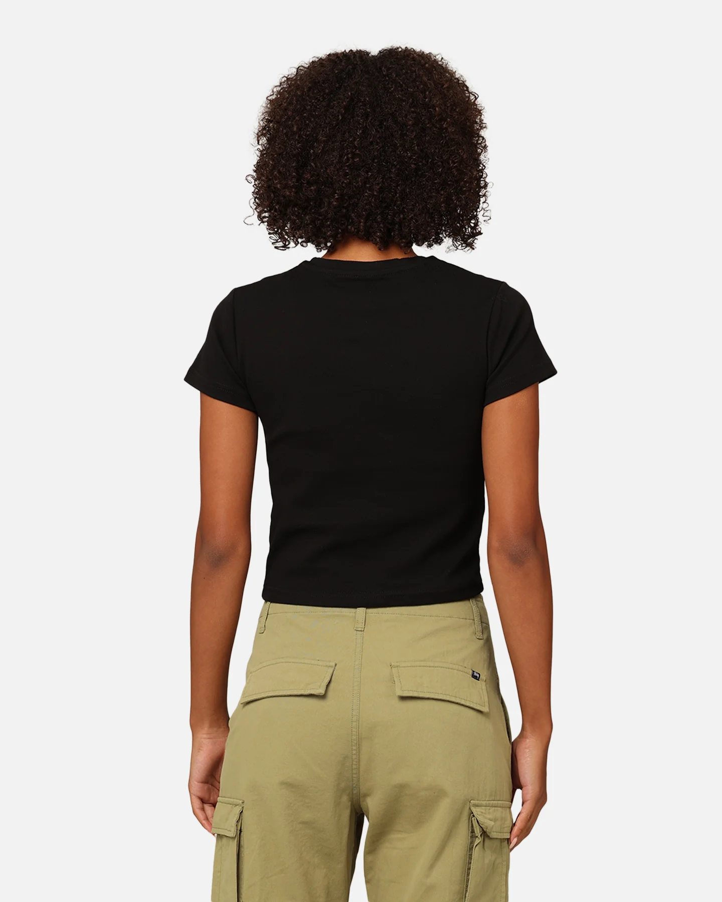 X-Girl Women's Tribal Oval Rib T-Shirt Black - Image 4