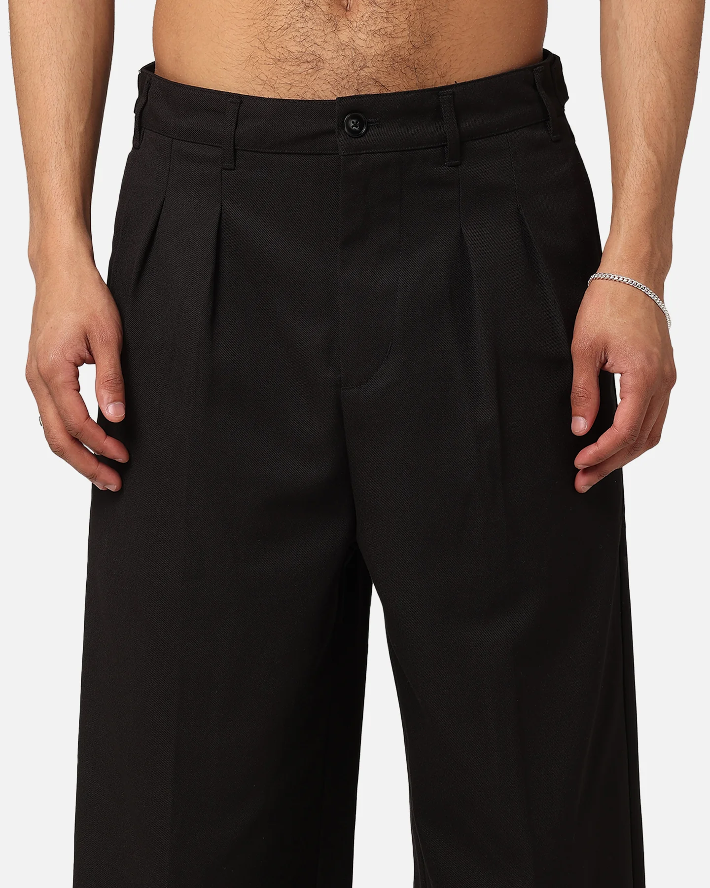 X-Large Amplify Pleated Trouser Black - Image 7