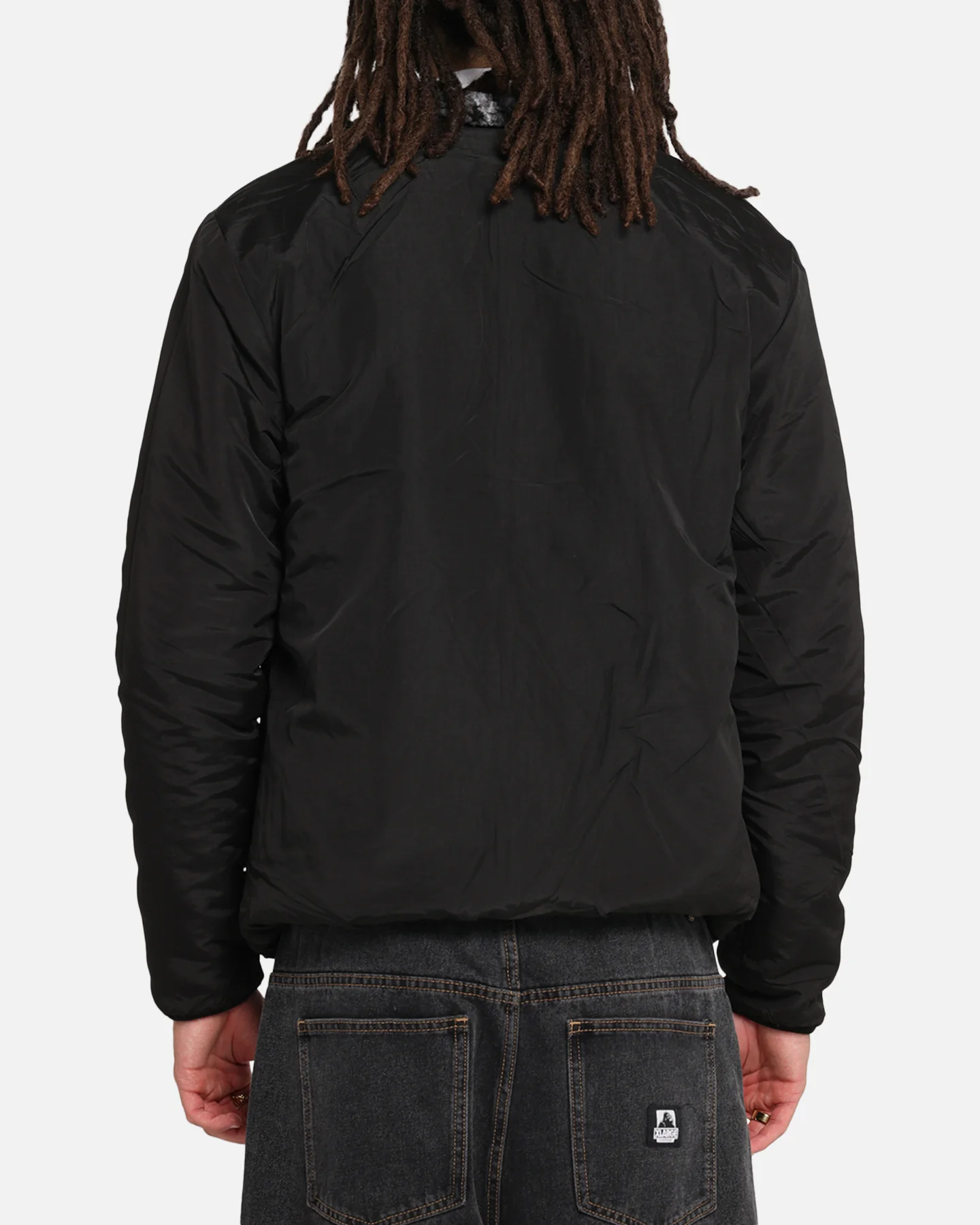 X-Large Camo Reversible Sherpa Jacket Black - Image 8