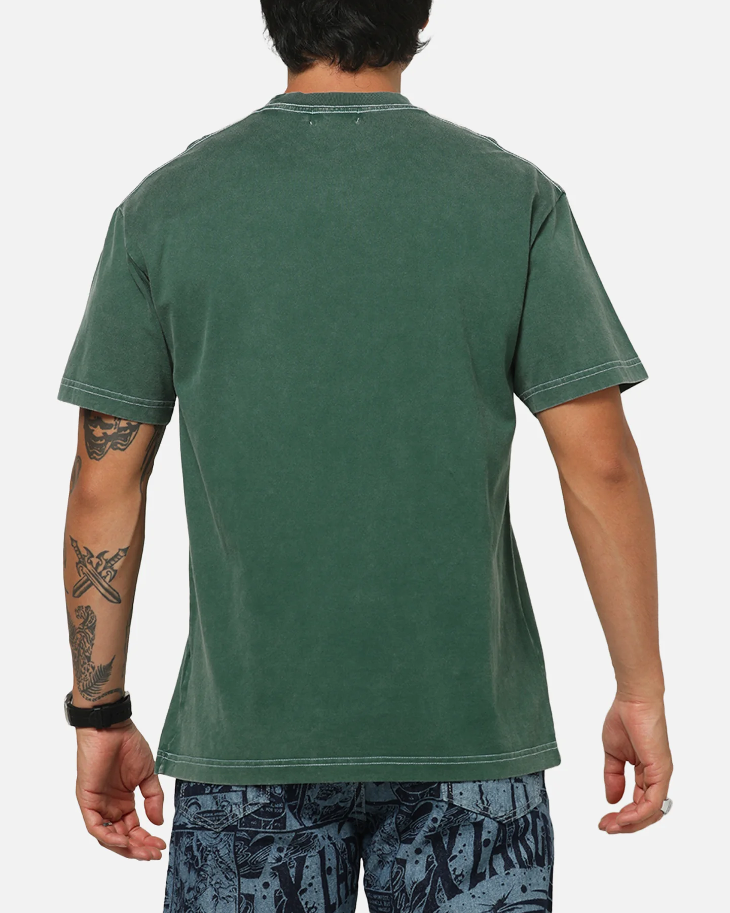X-Large Comic T-Shirt Green - Image 3