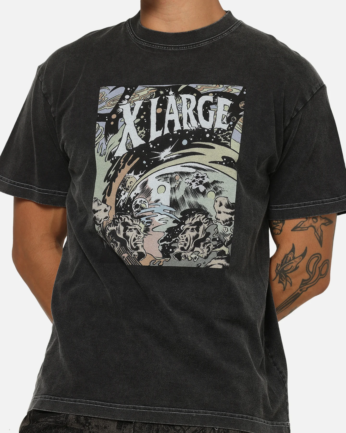 X-Large Comics T-Shirt Black - Image 6