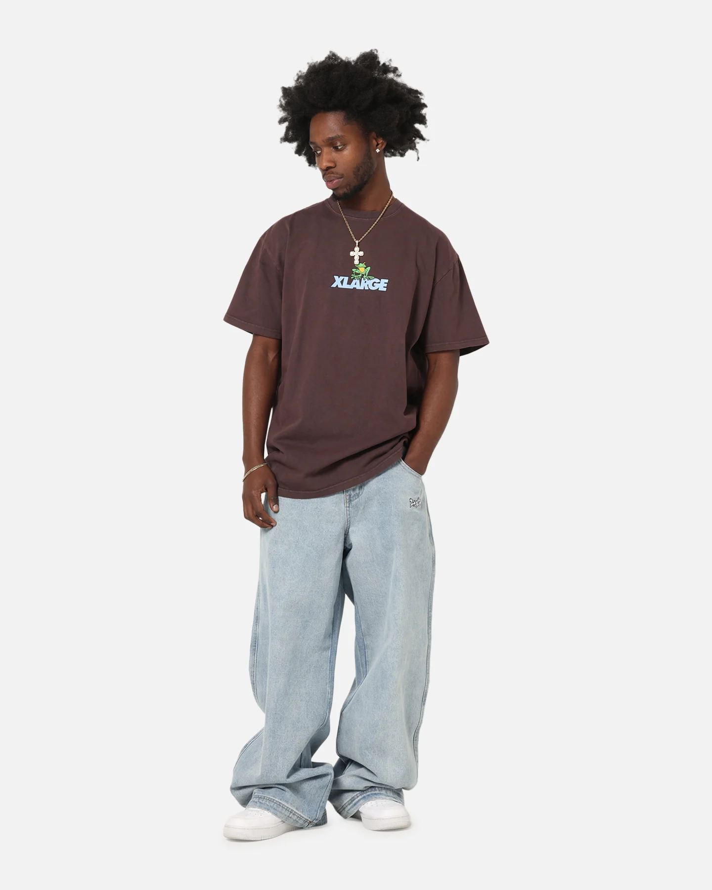 X-Large Frog T-Shirt Pigment Chocolate - Image 2