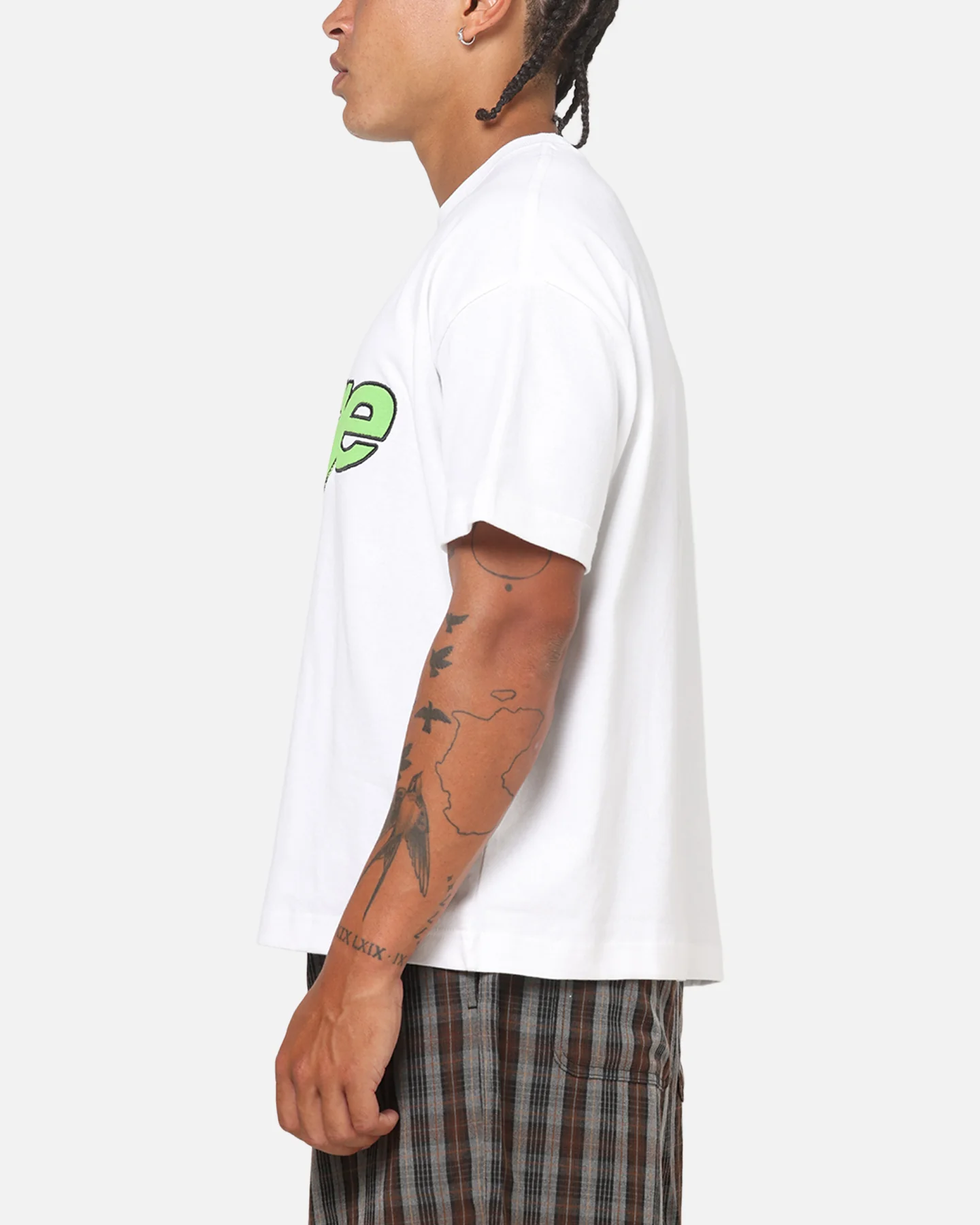 X-Large Italic Star Gorilla T-Shirt White - Image 5