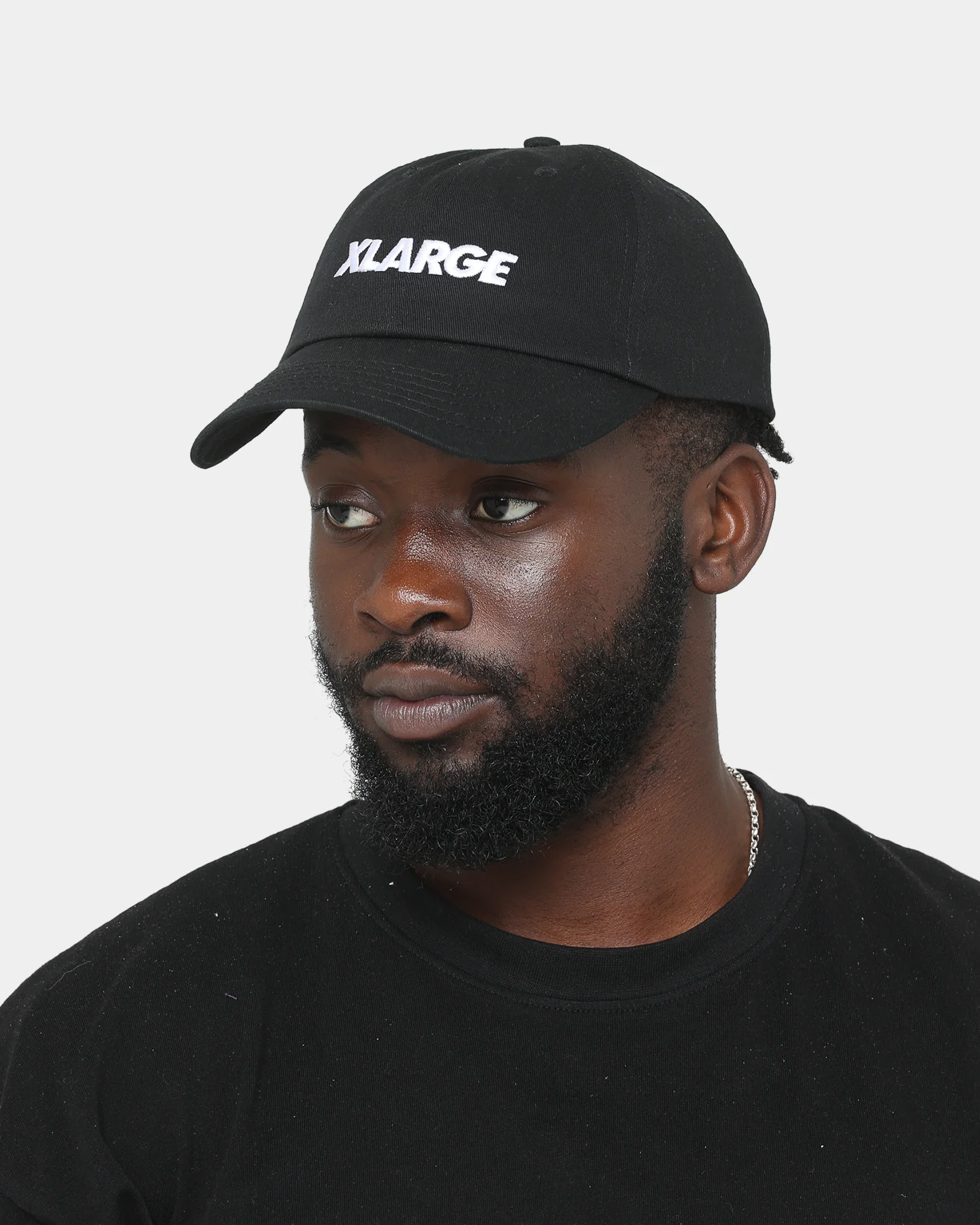X-Large Low Profile Text Strapback Black - Image 8