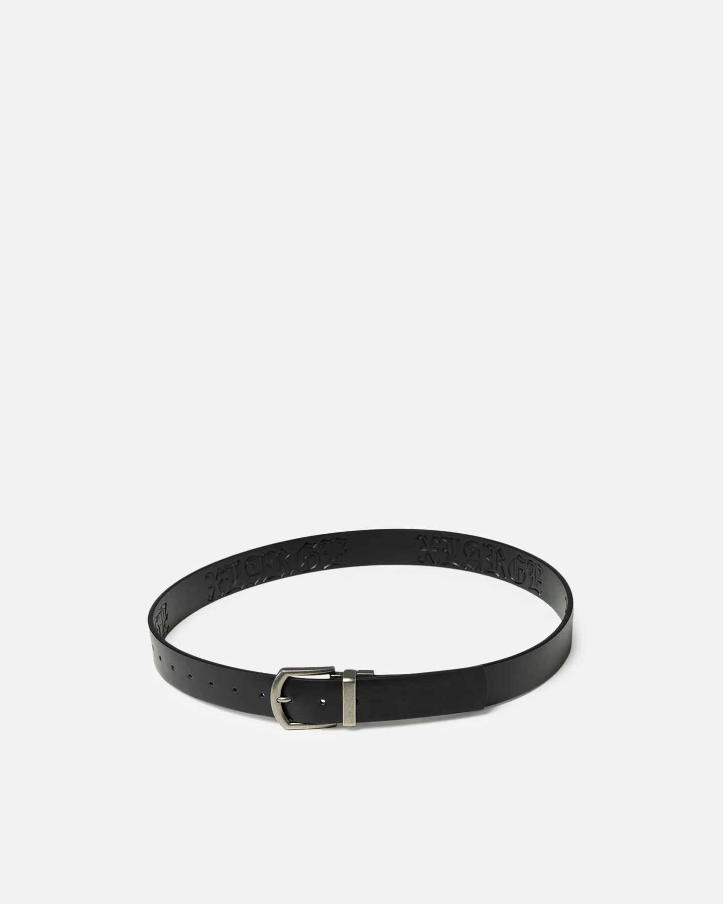 X-Large Old English Reversible Belt Black