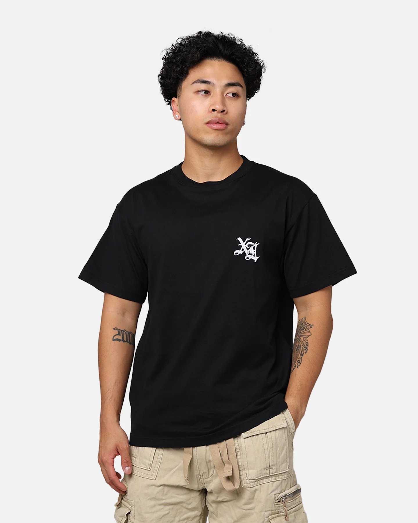 X-Large Old English T-Shirt Black - Image 2