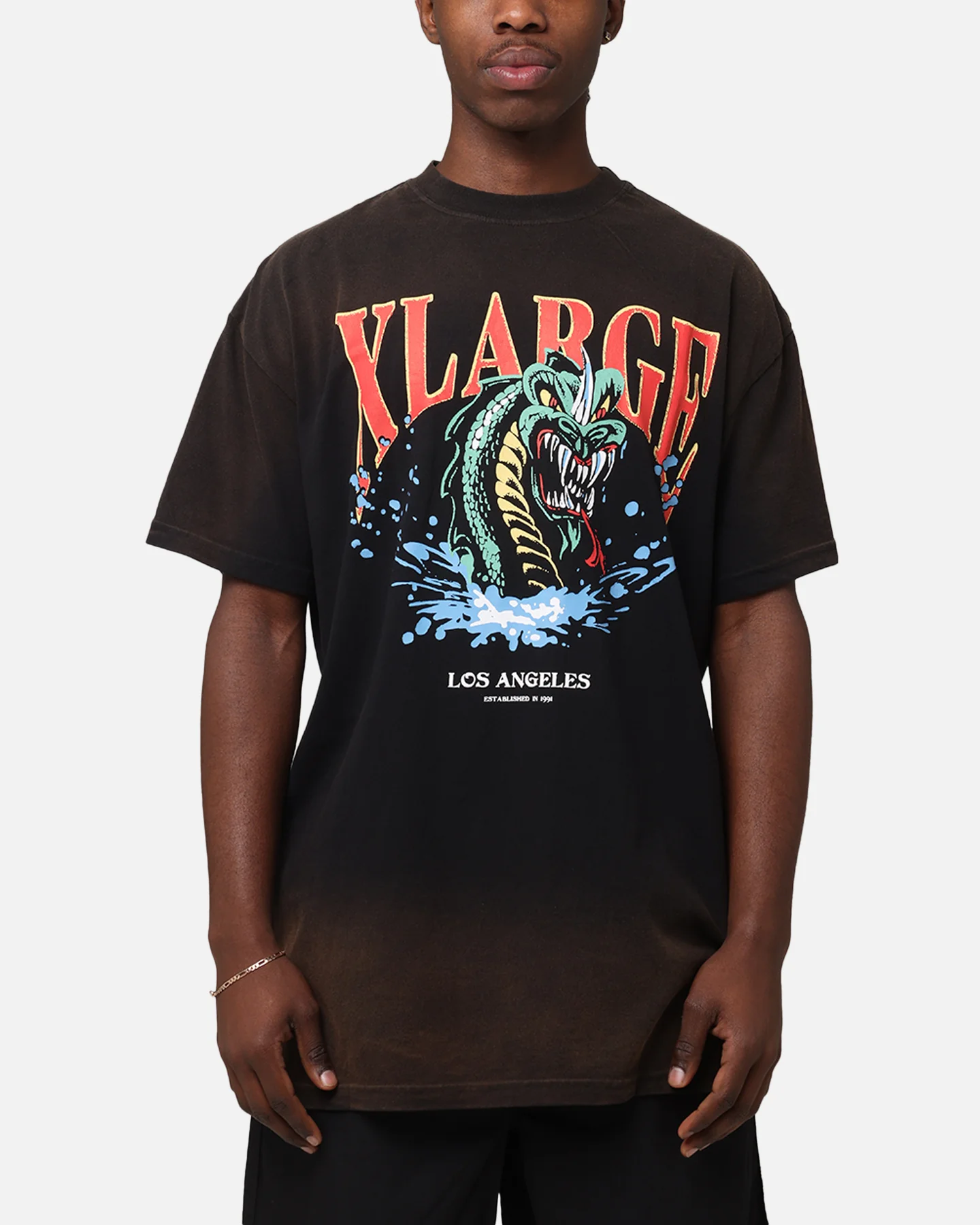 X-Large Serpent LA T-Shirt Coffee