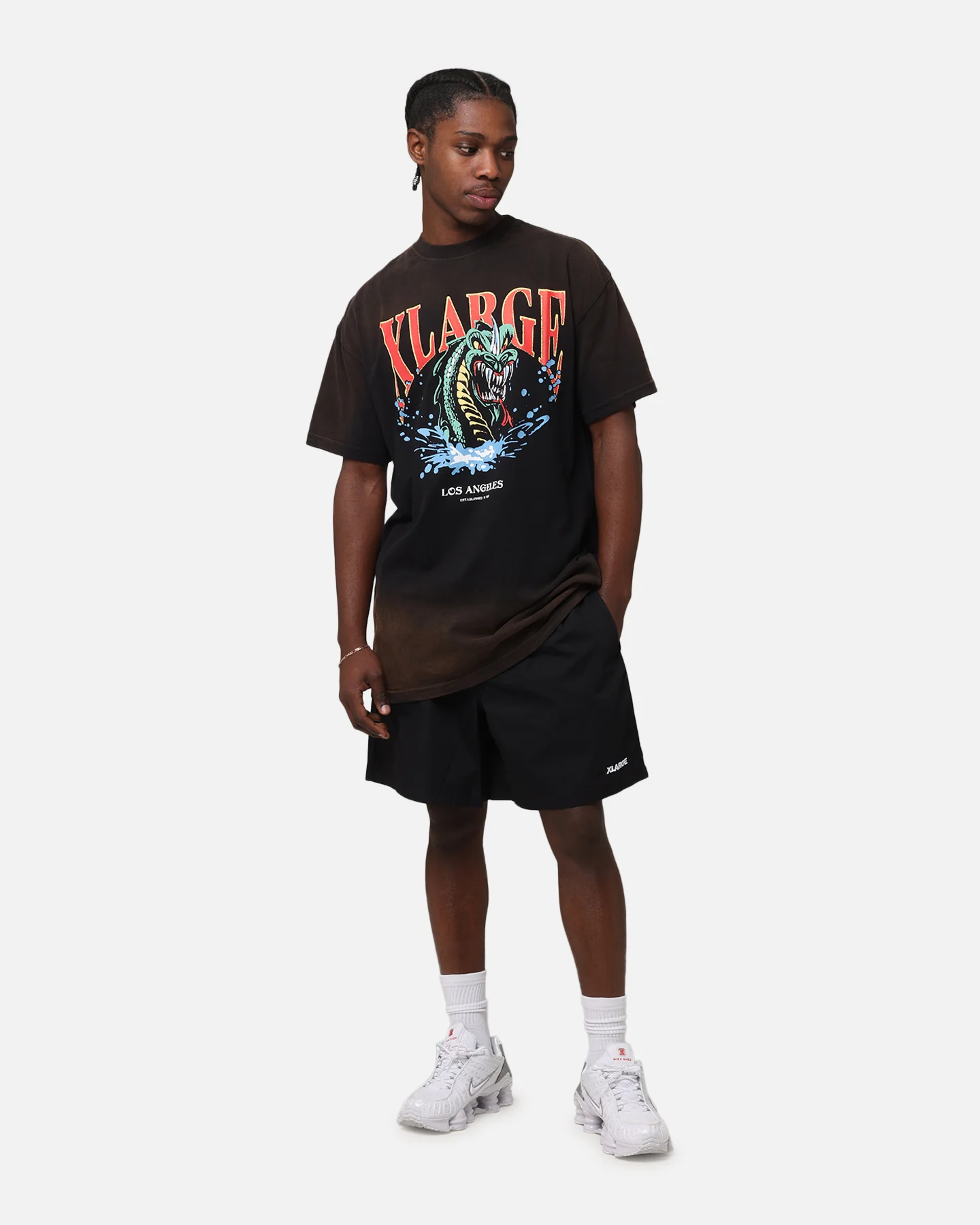 X-Large Serpent LA T-Shirt Coffee - Image 2