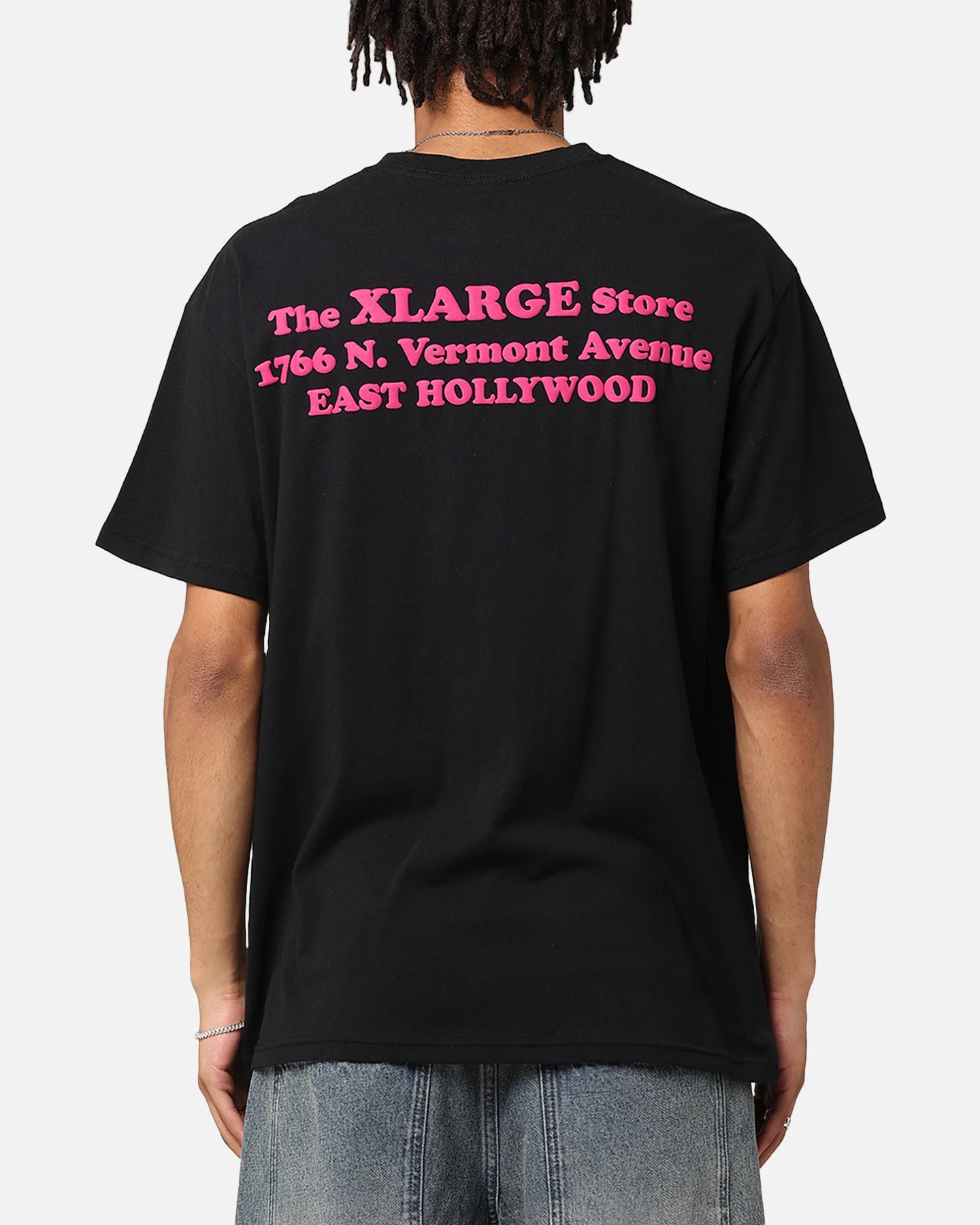 X-Large Slanted Store T-Shirt Solid Black - Image 2