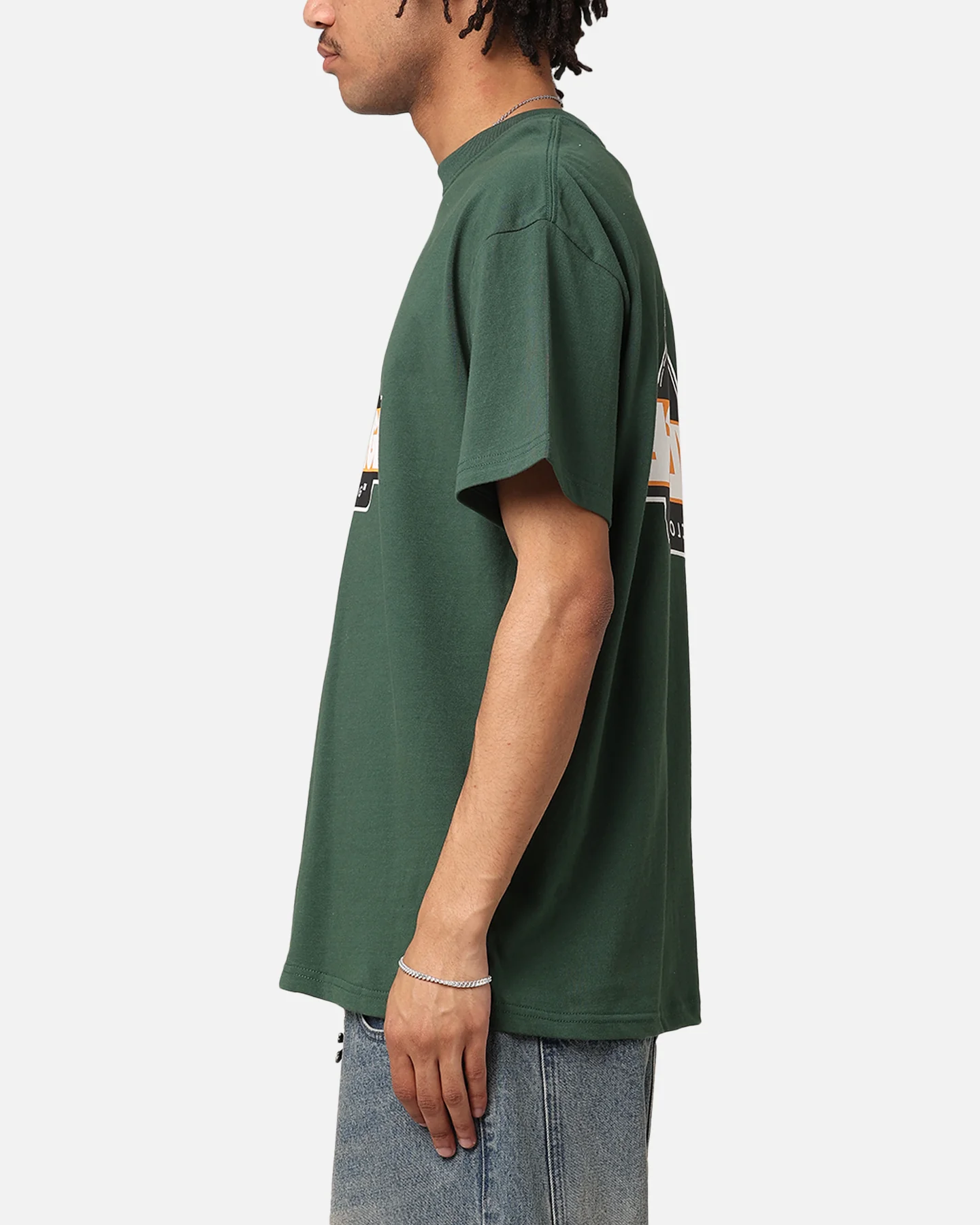 X-Large Slanted T-Shirt Solid Forest - Image 6