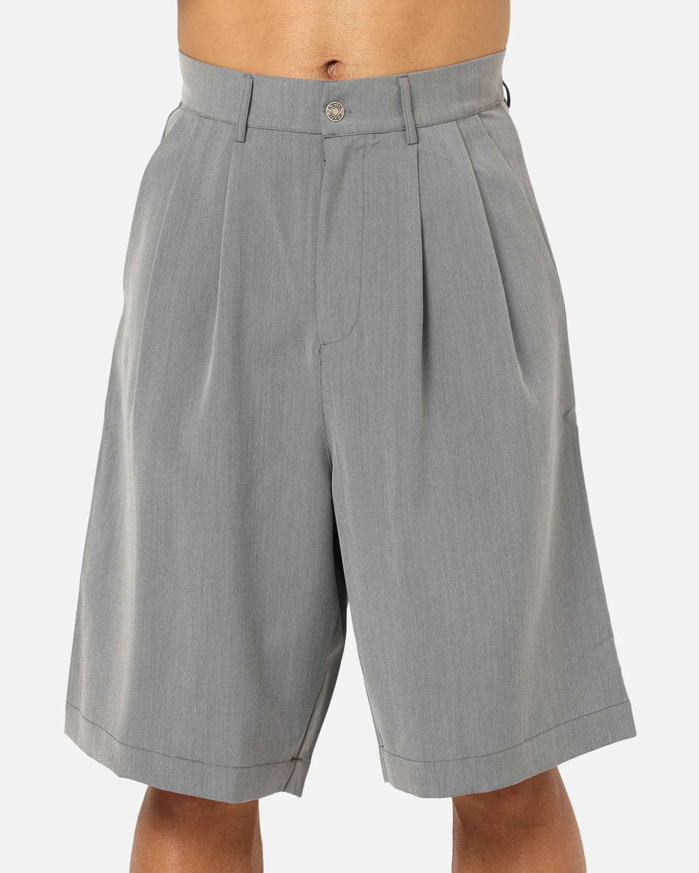 XXIII Baggy Pleated Shorts Grey - Image 7
