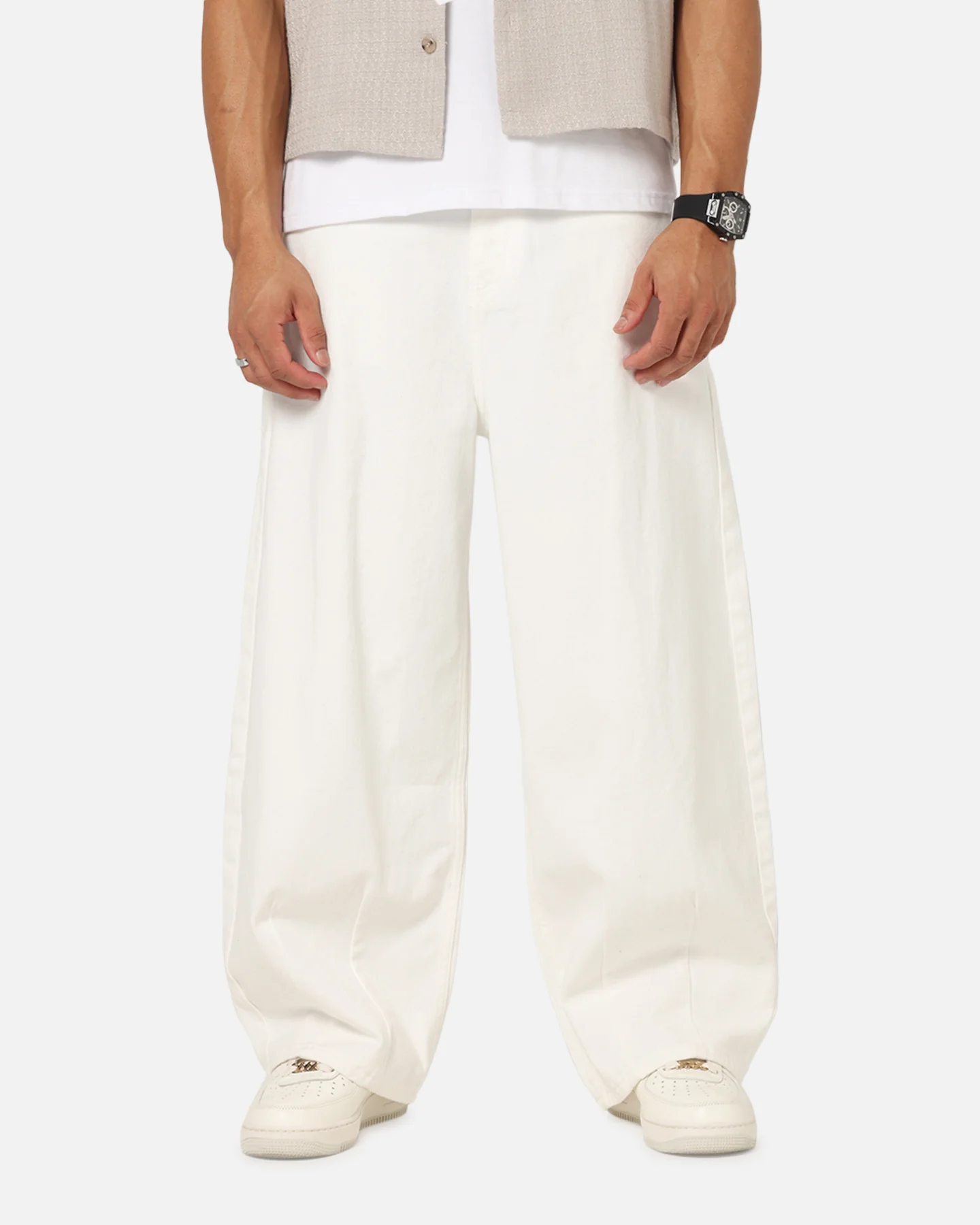 XXIII Balloon Jeans Off White