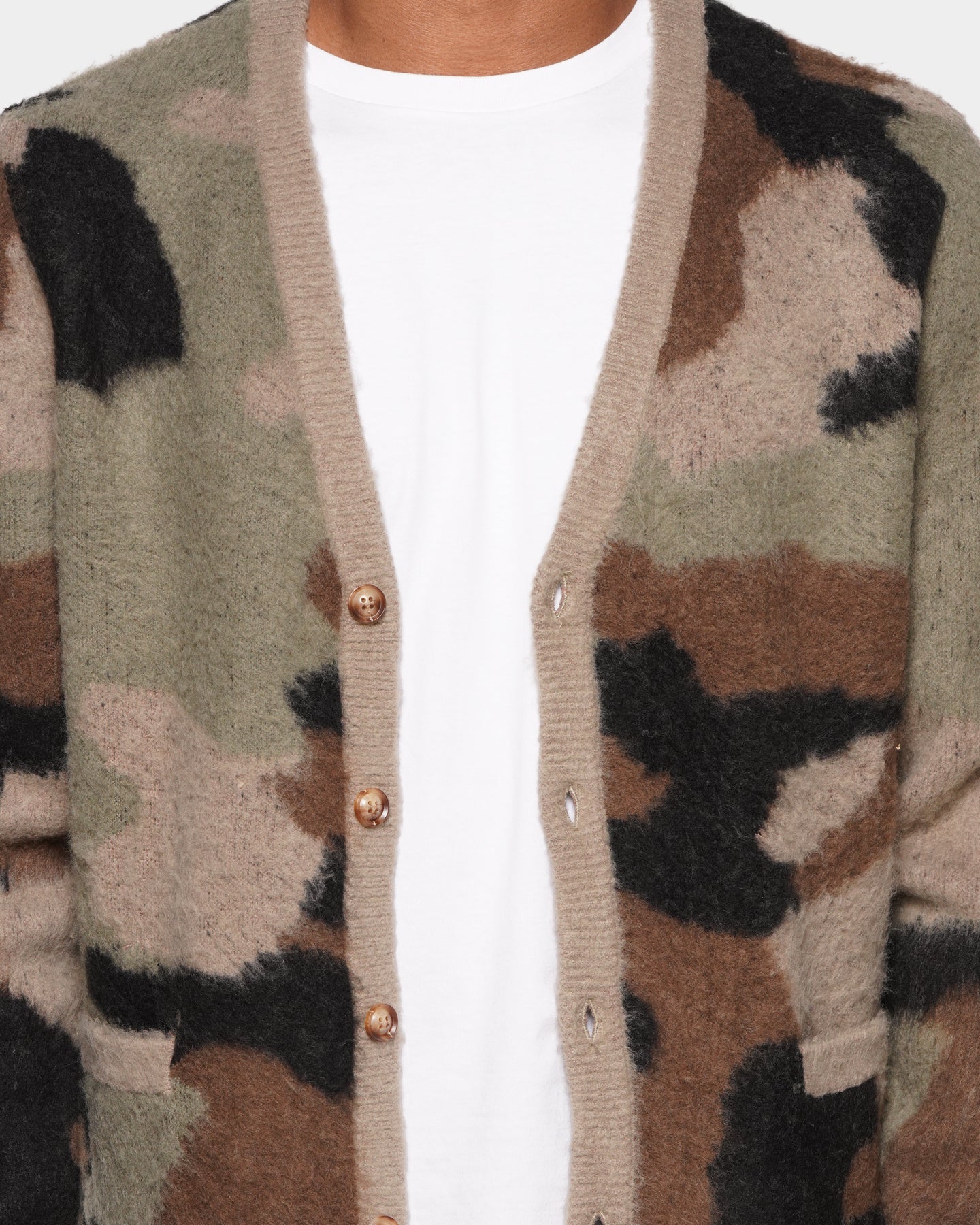 XXIII Camo Mohair Cardigan Camo - Image 4