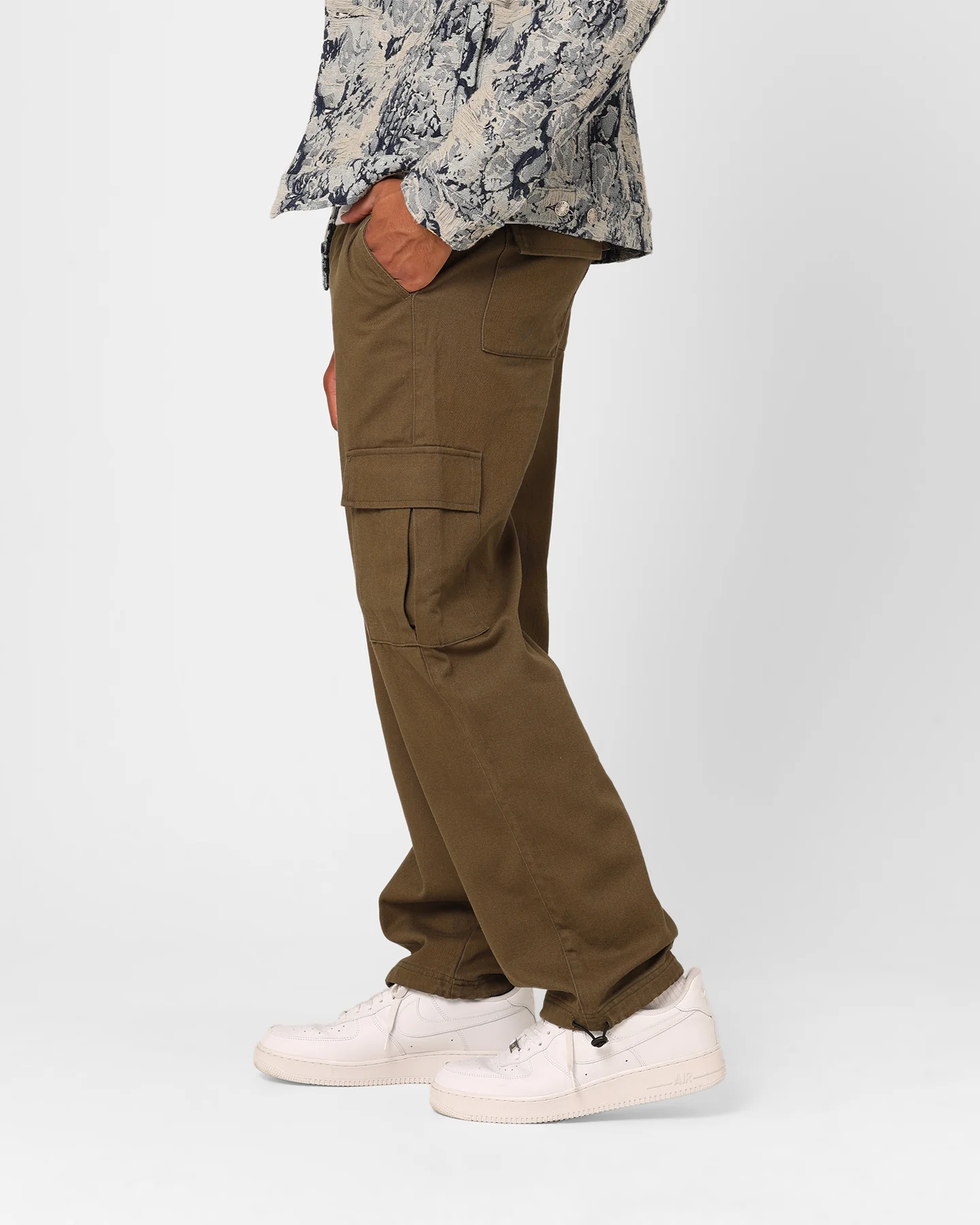 XXIII Cartney Cargo Pants Military Green - Image 6