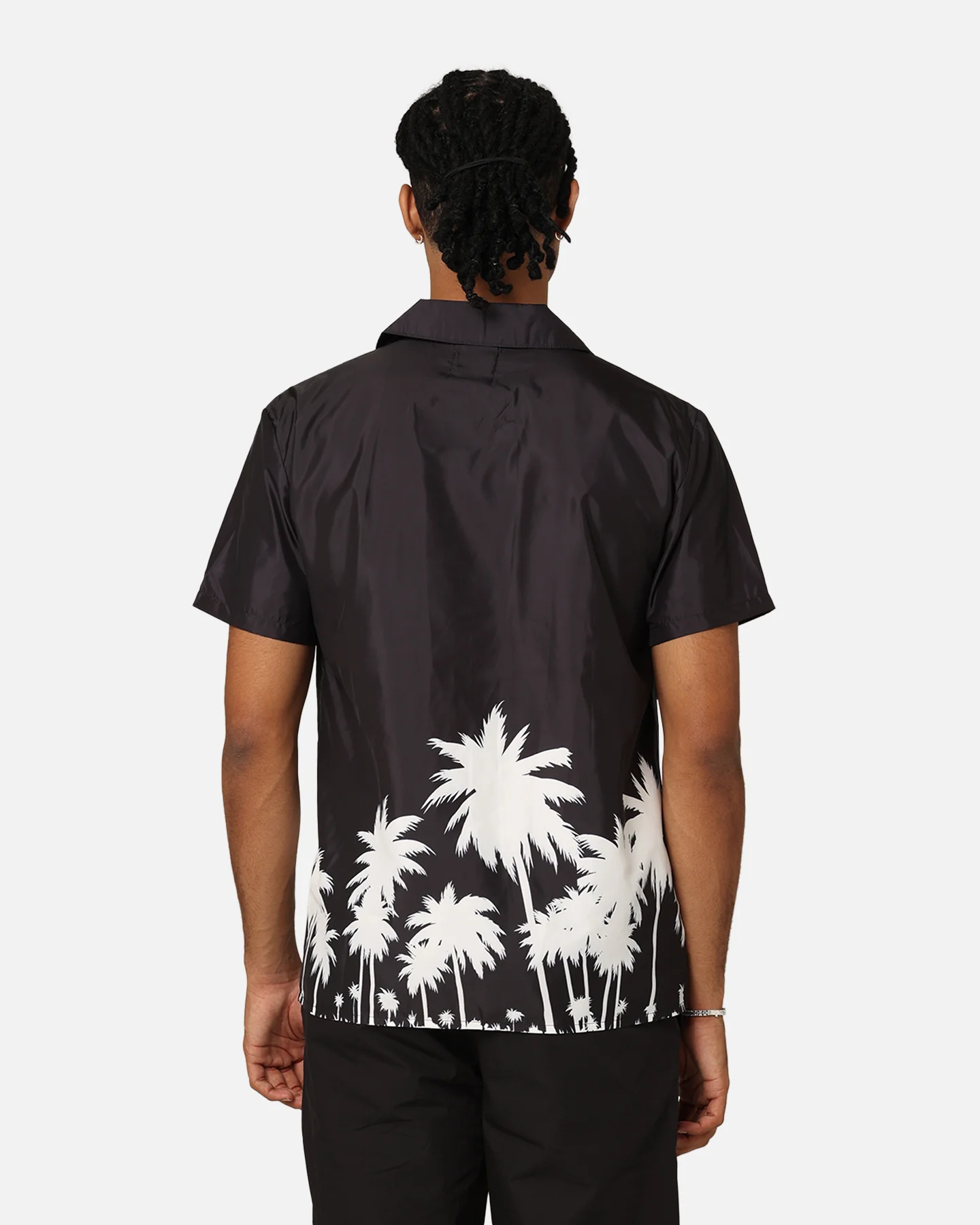 XXIII Coby Palm Button Up Shirt Black/Multi - Image 4