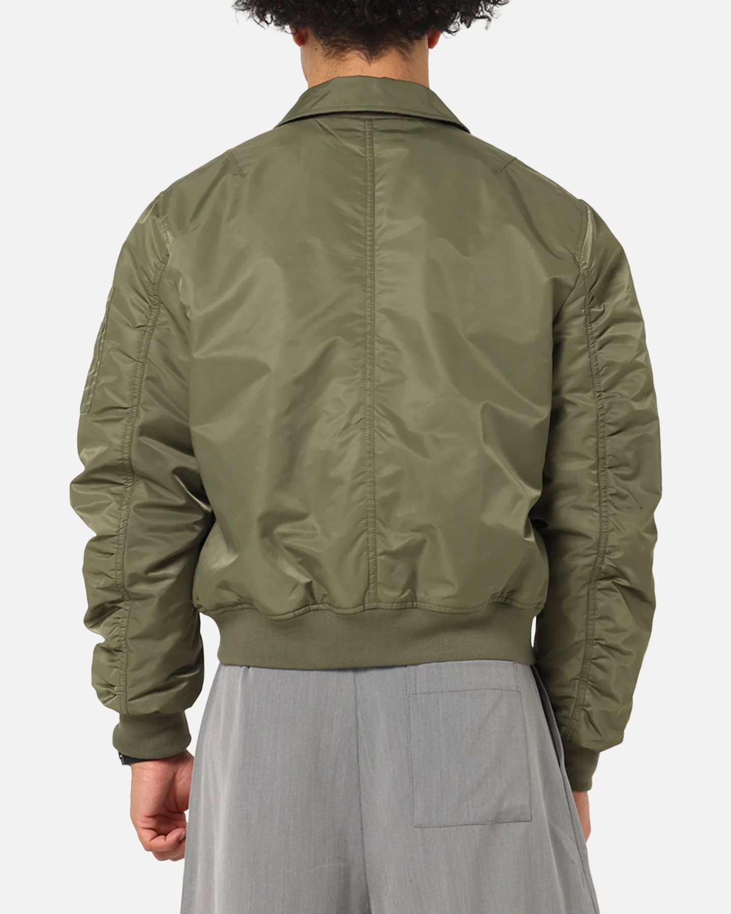 XXIII Collared Bomber Jacket Khaki - Image 3