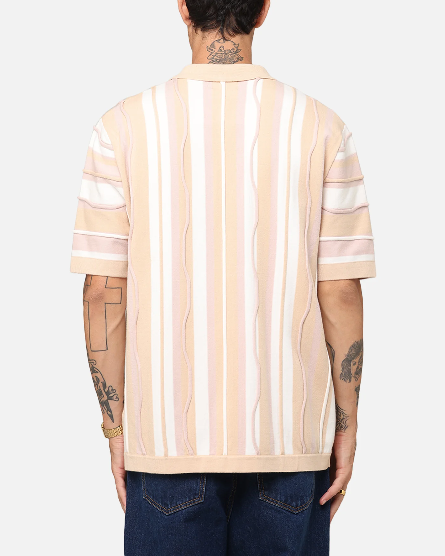 XXIII Coogee Button Up Shirt Cream/White - Image 3