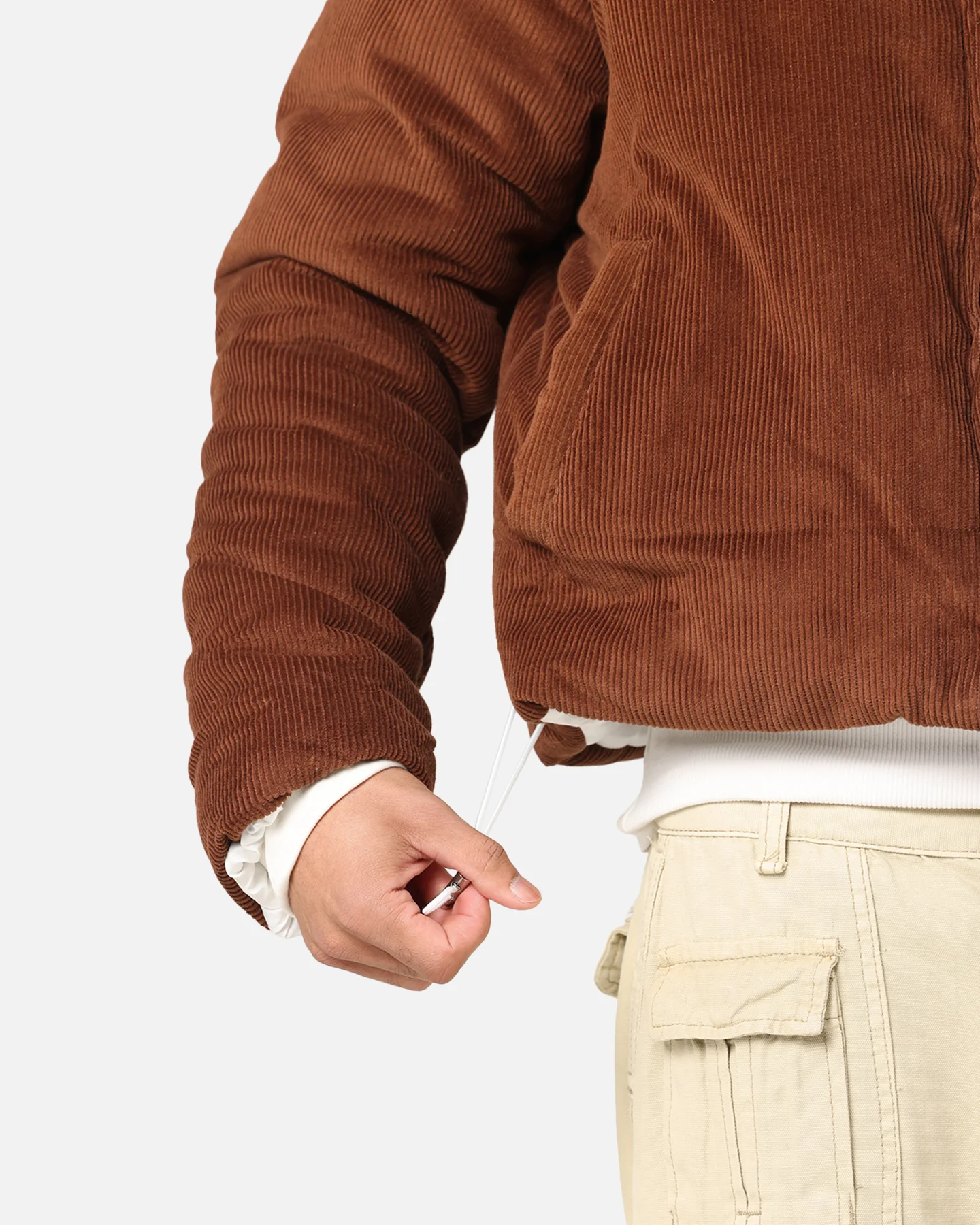 XXIII Corduroy Flight Jacket Brown - Image 6