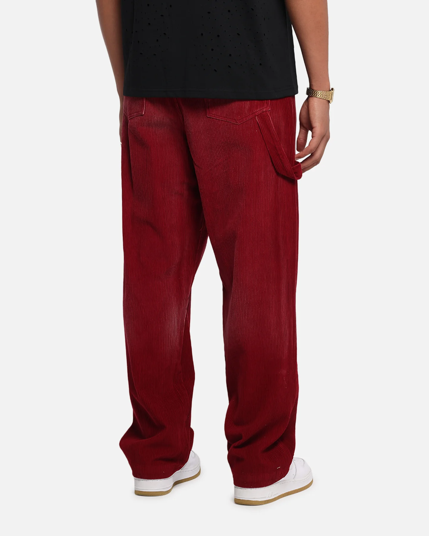 XXIII Corduroy Wash Pants Burgundy - Image 5